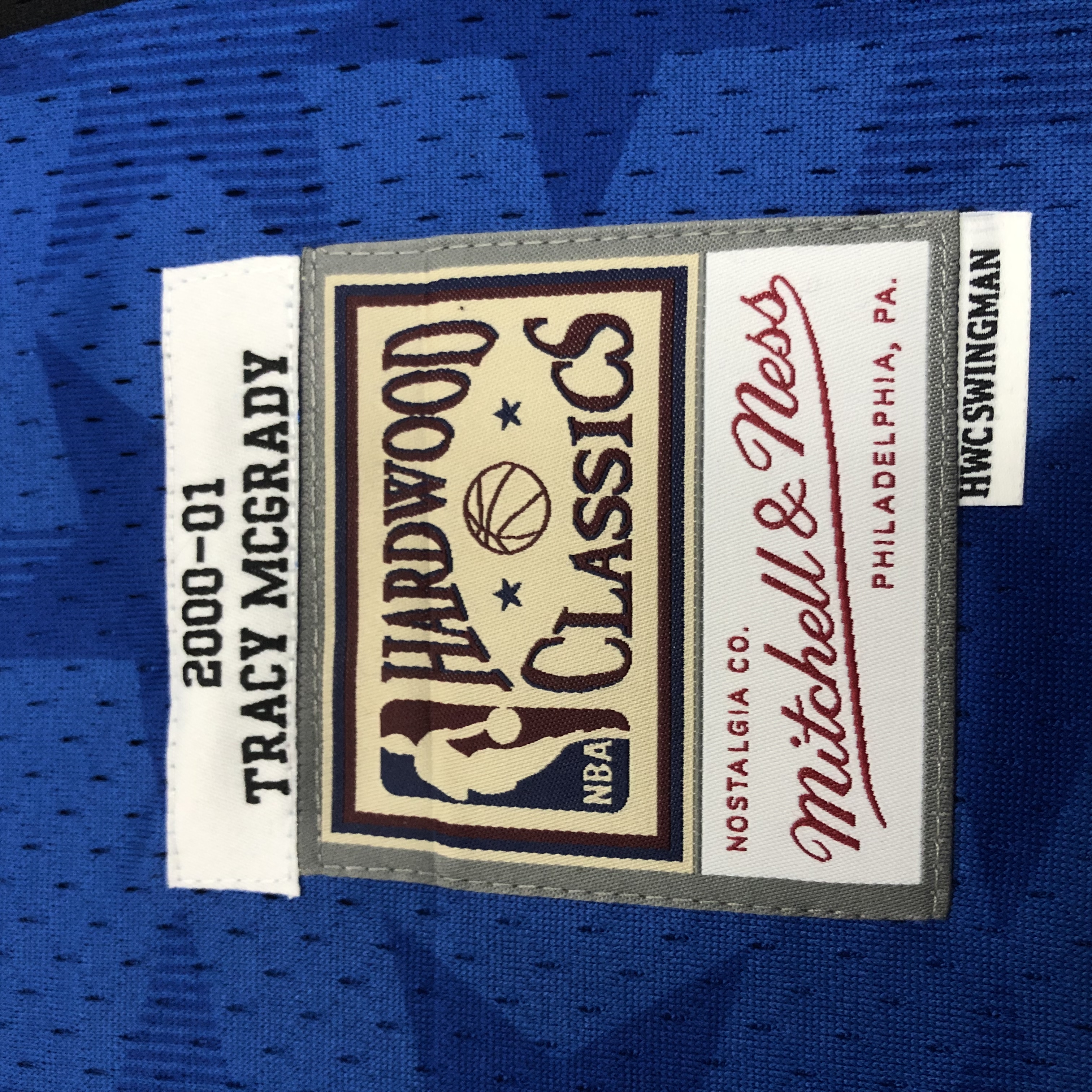 MN Heat Press Retro: ORLANDO MAGIC 00/01 Season Blue No.1