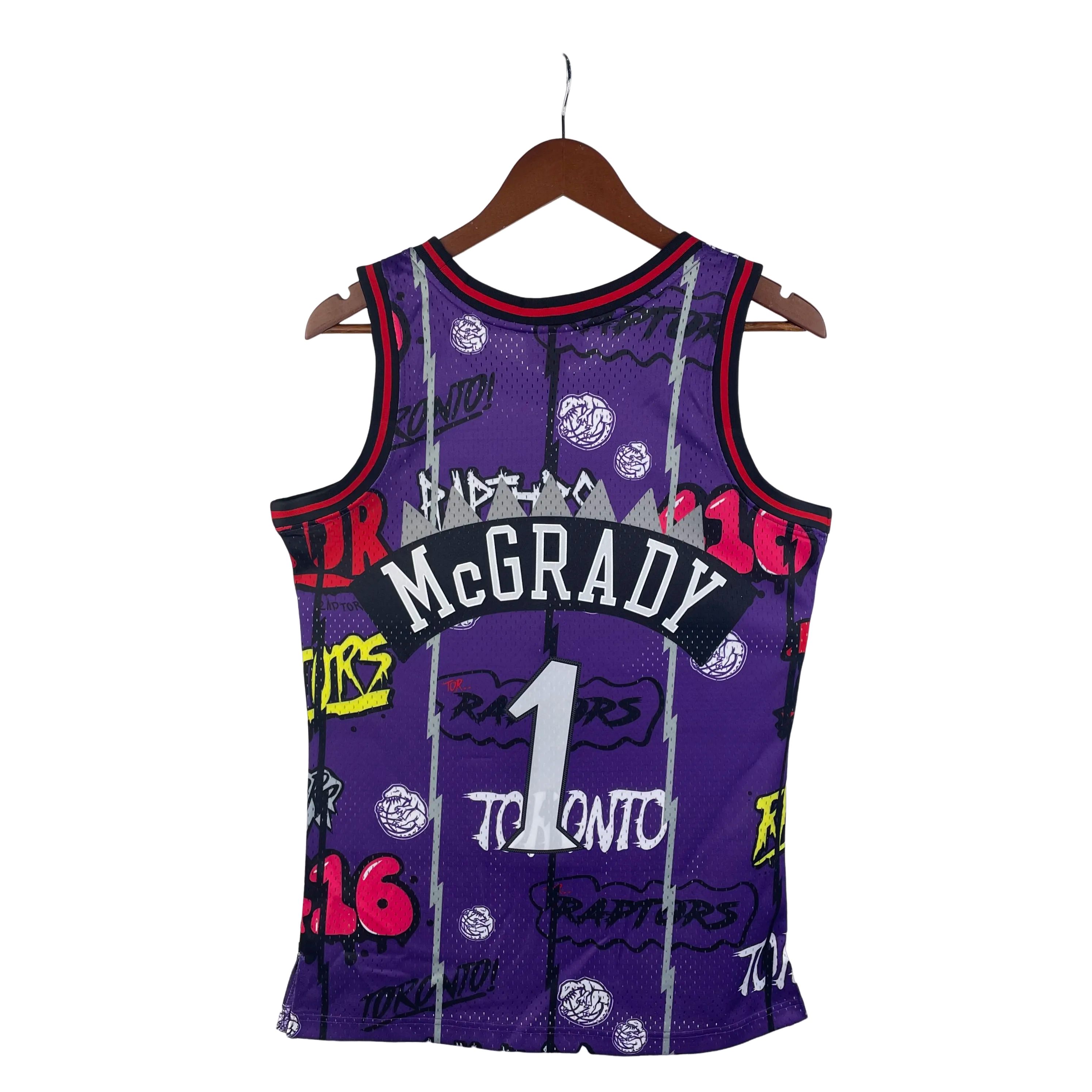 MN Heat Pressed Vintage : SW Raptors 98/99 Graffiti No.1 McGrady