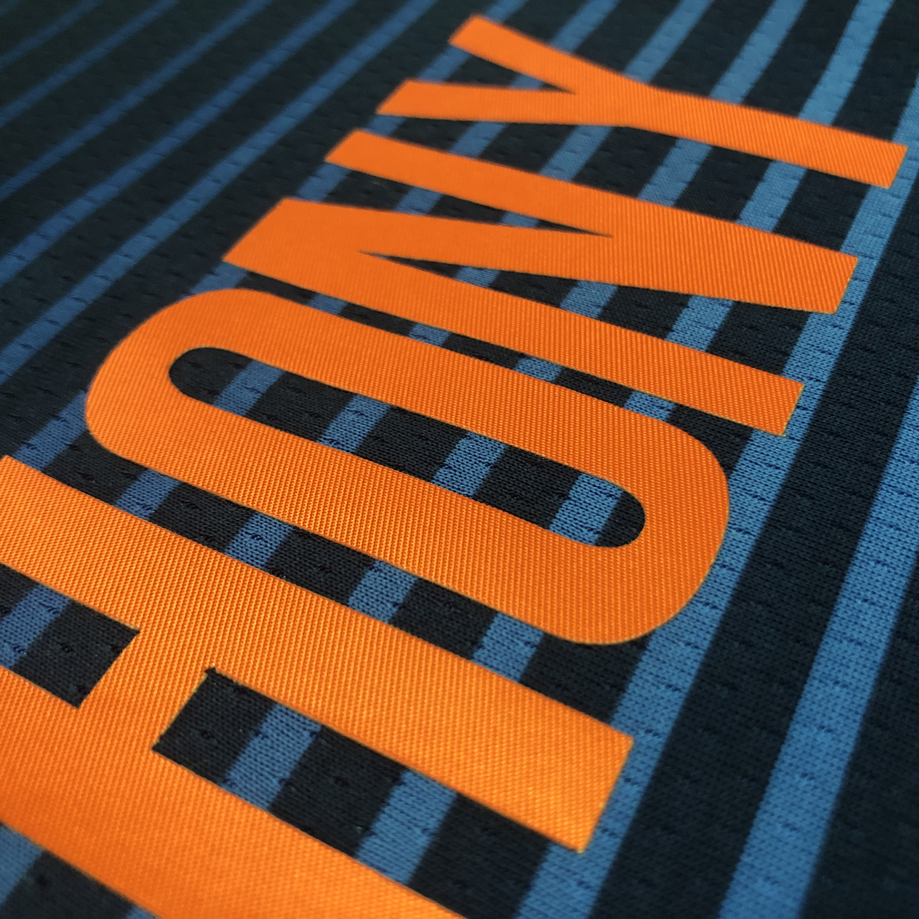 Oklahoma City Thunder Blue STRIPE  No.7 ANTHONY