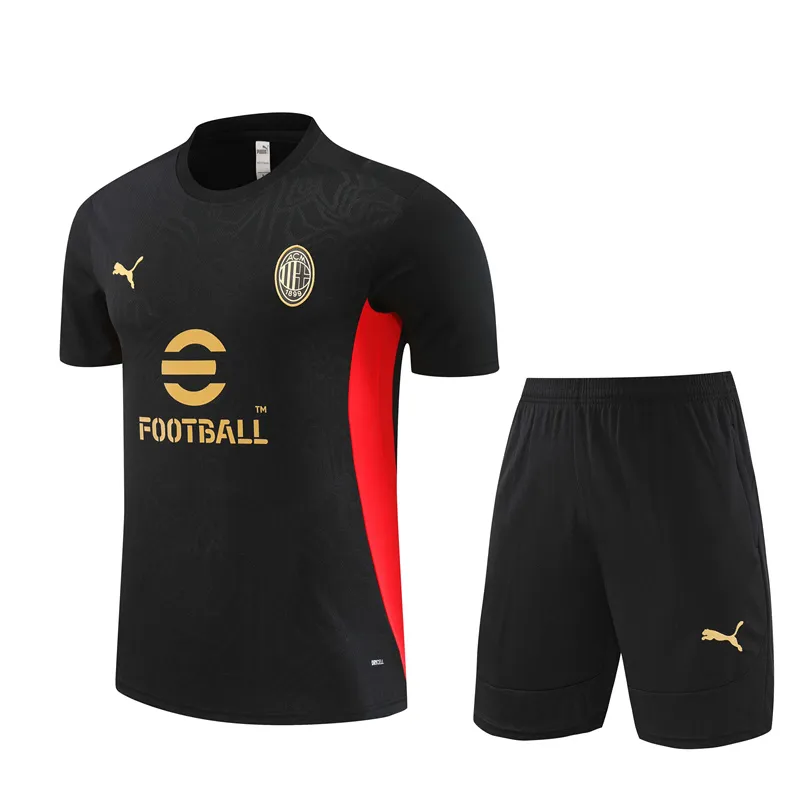 Adult / Kids AC Milan  24/25 Training SUIT��Black��