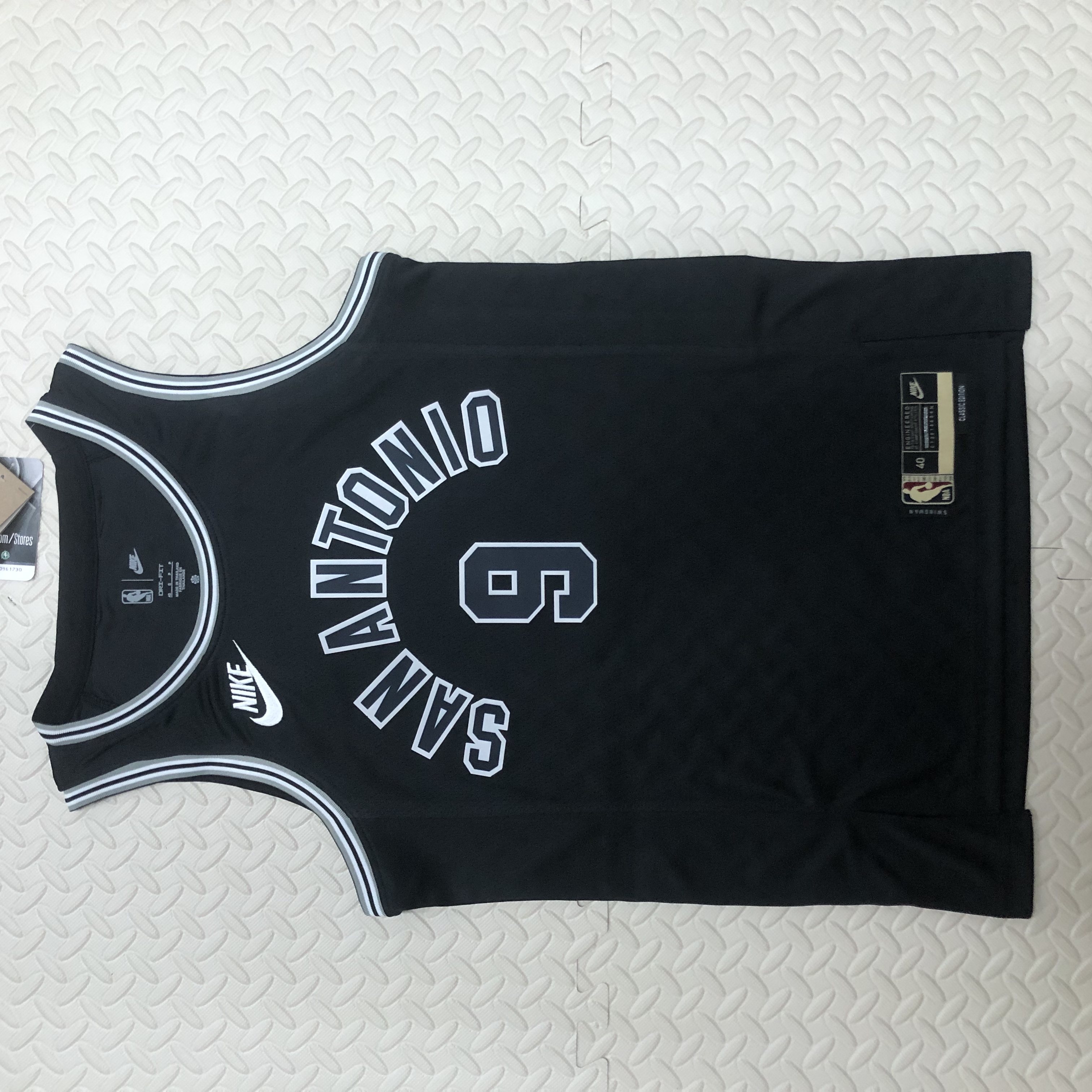 23 Season SAN ANTONIO SPURS Black  #9