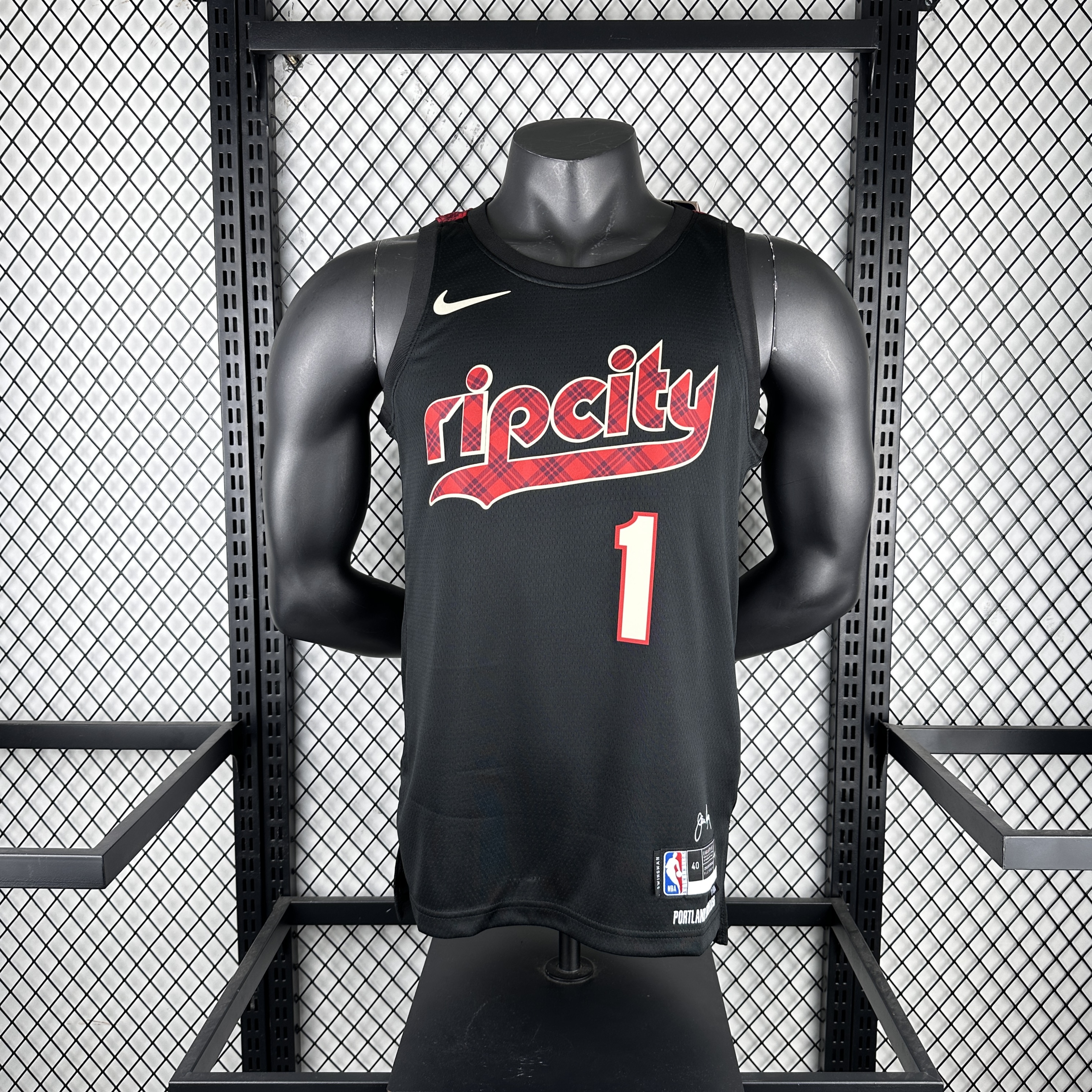 24 Season Portland Trail Blazers City Edition No.1 Simmons