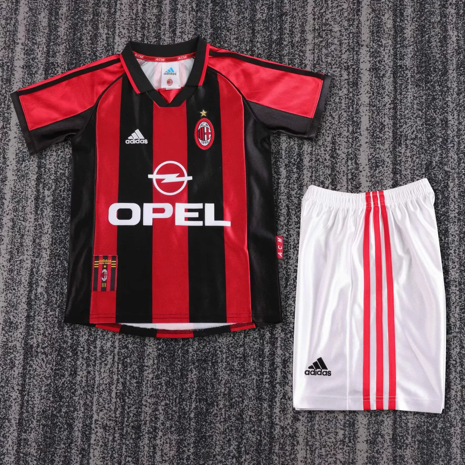 Kids Retro Kit AC Milan 98/99 Home