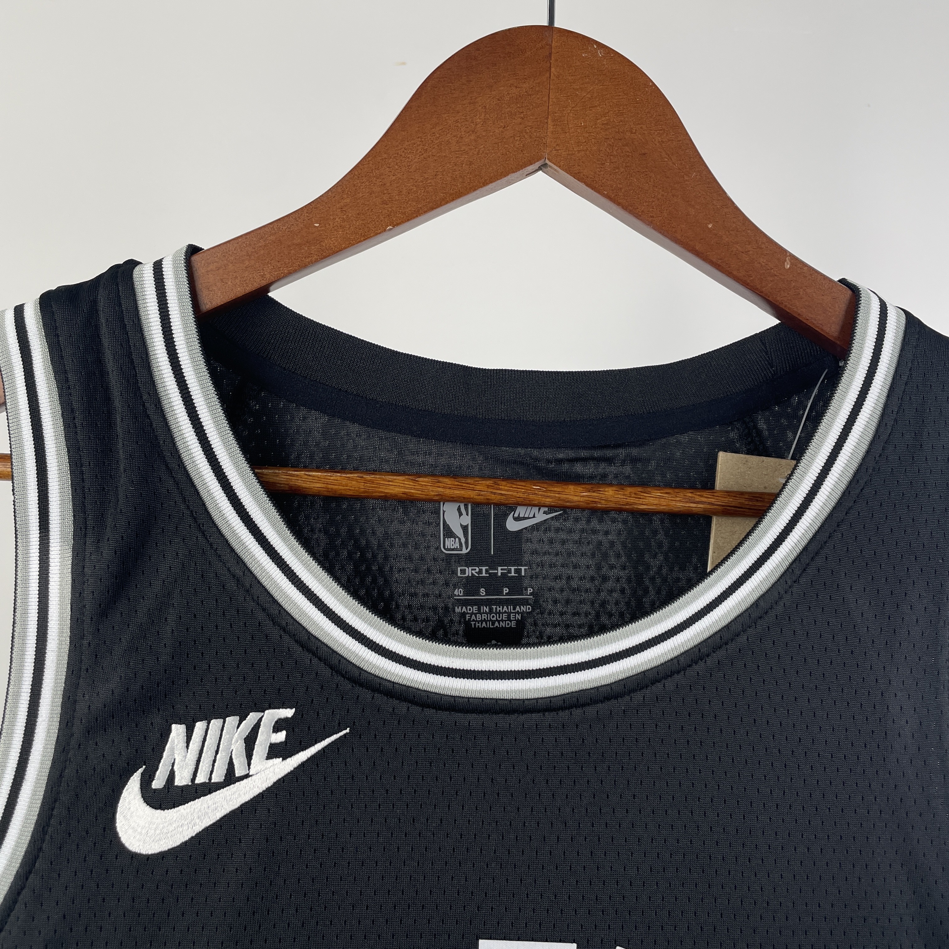 23 Season SAN ANTONIO SPURS Black  #1 WEMBANYAMA