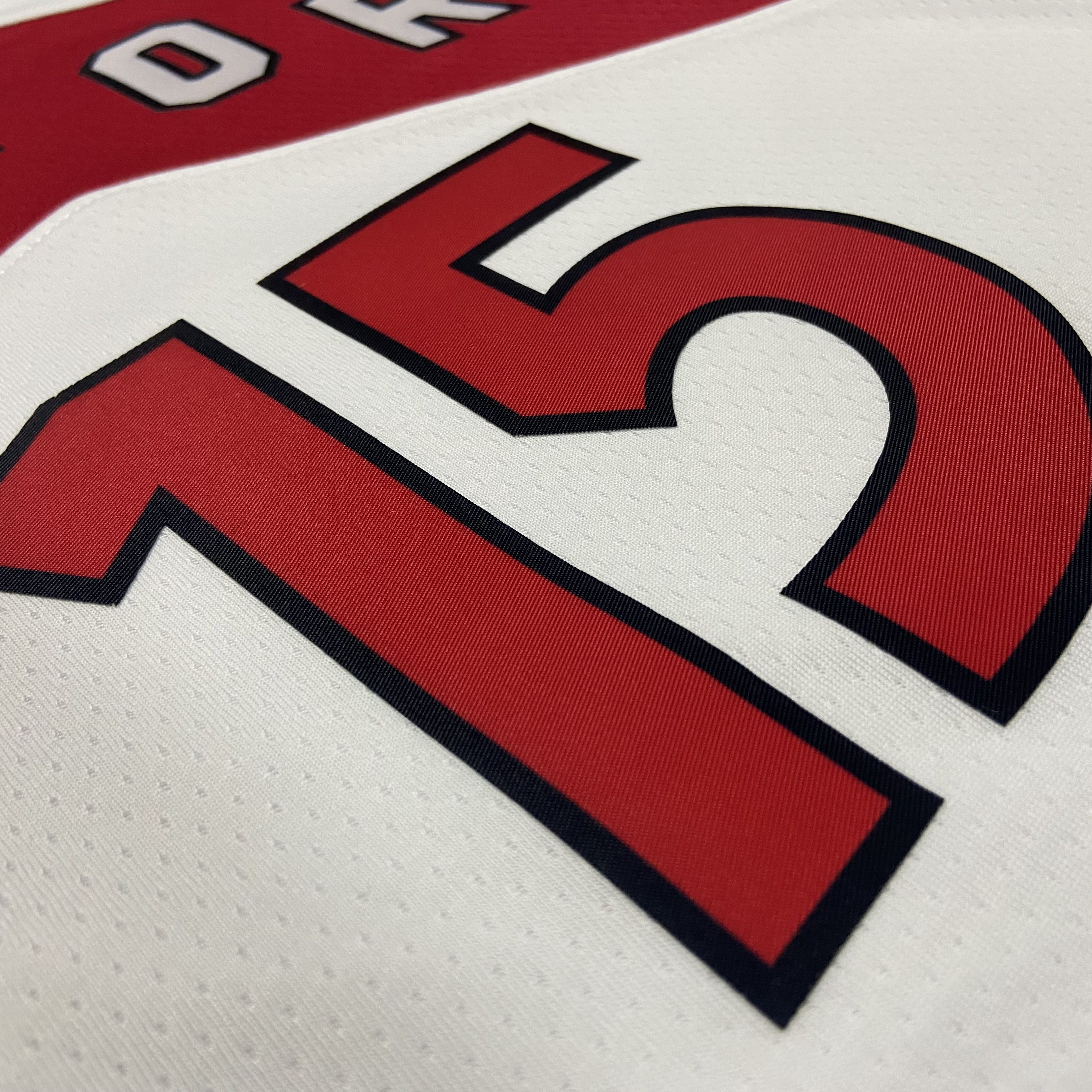 23 Season Toronto Raptors Home White  No.15 Carter