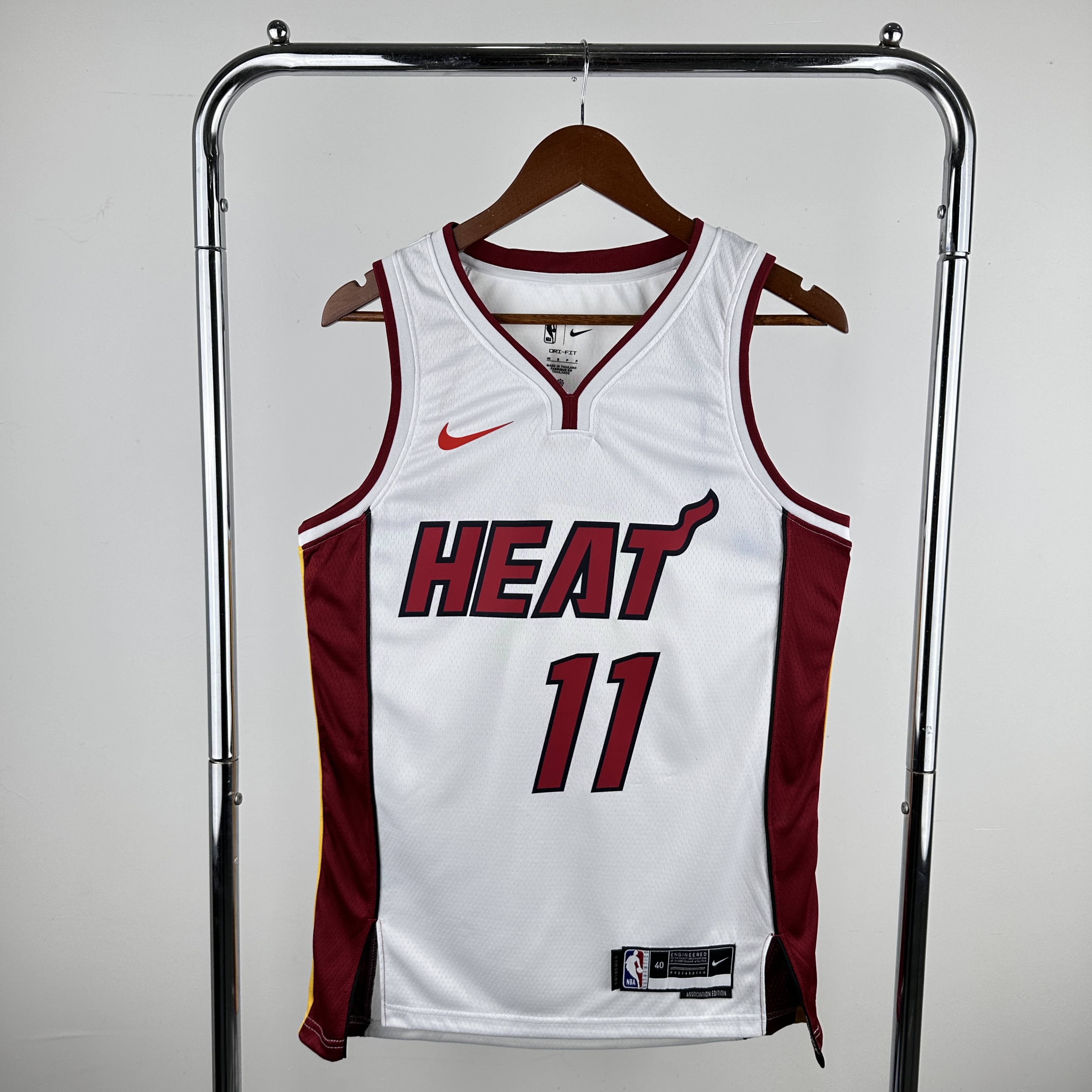 23 Season Miami Heat White  No.11 Jaquez