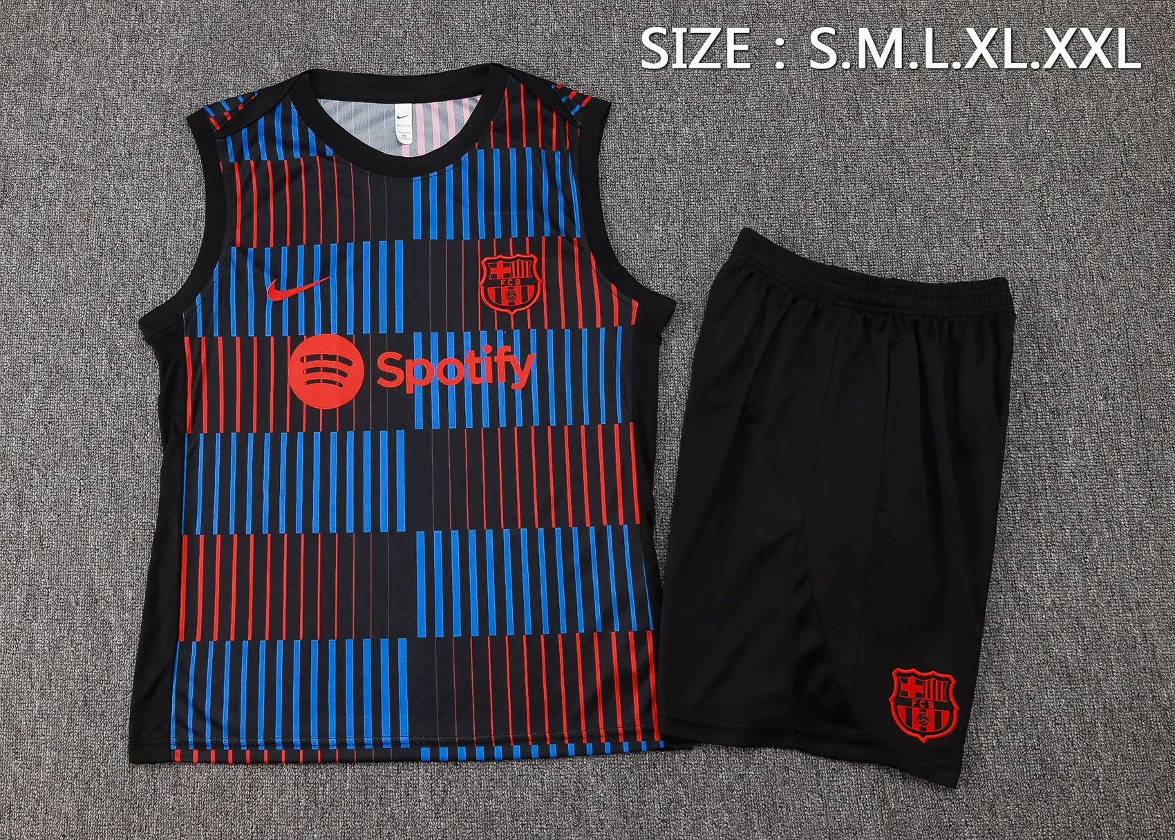 2425 Barcelona Sleevesless Training Suit D1221