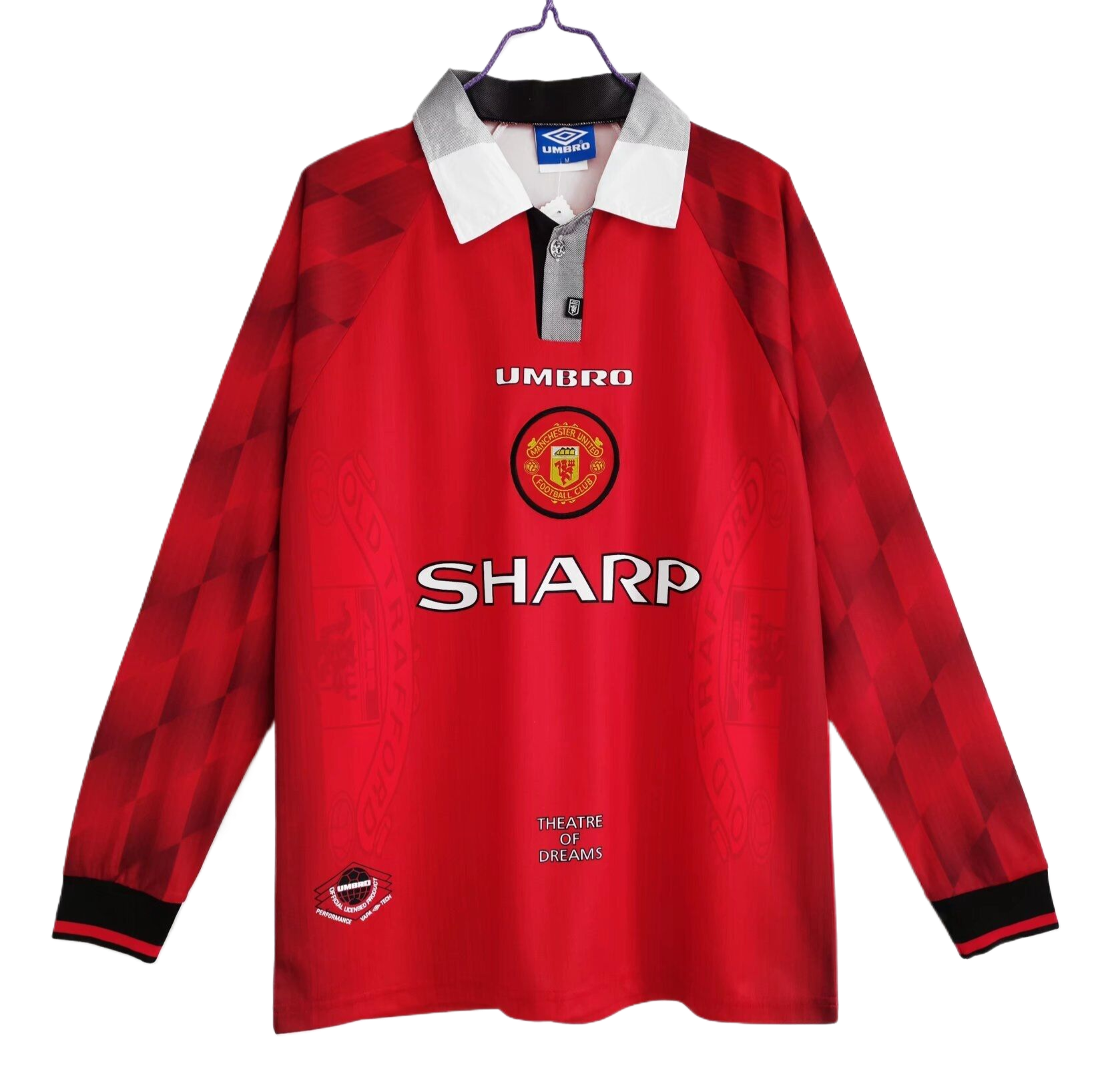 Retro Manchester United 96/97 Home Long Sleeves