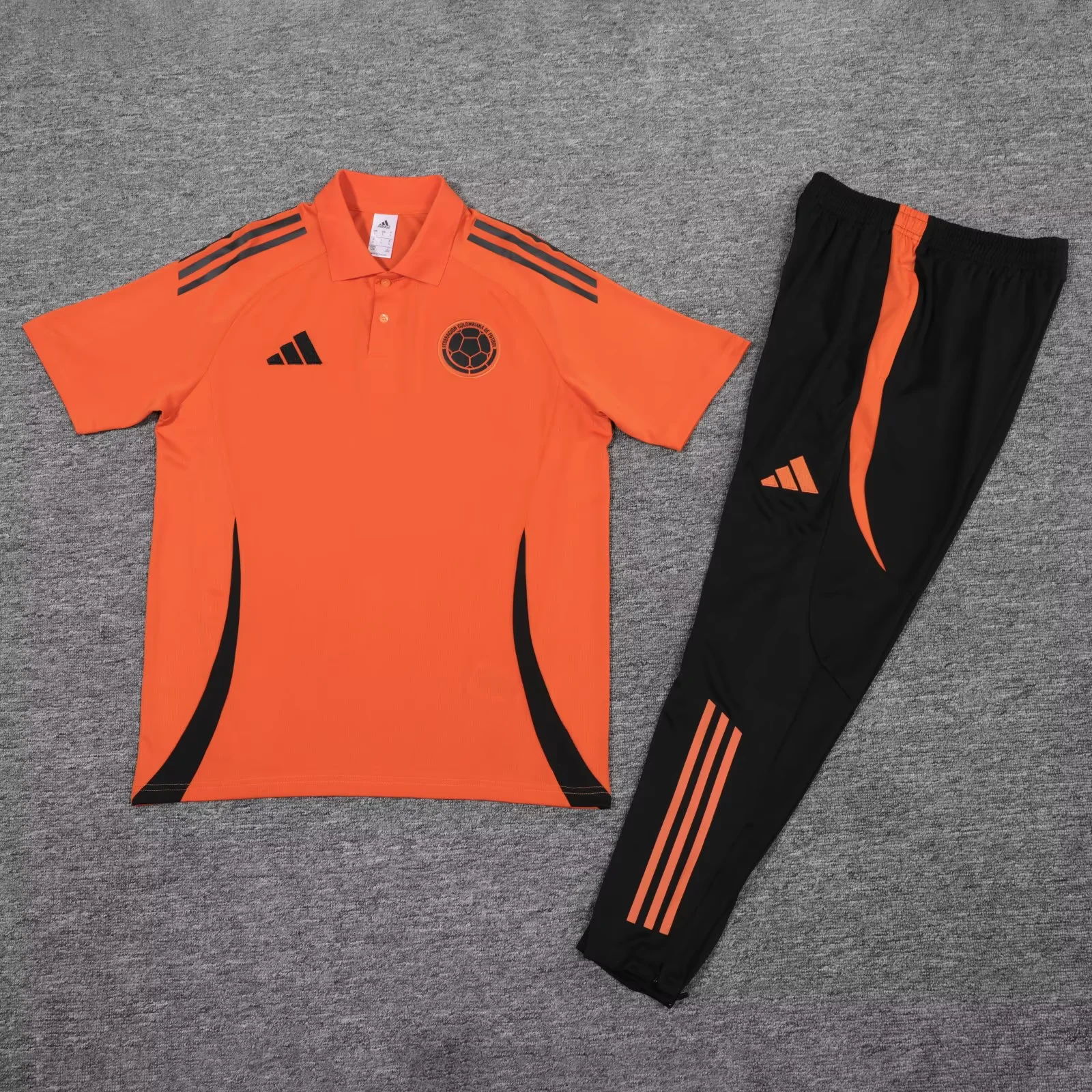 Colombia Short Sleeves Long Pants Orange