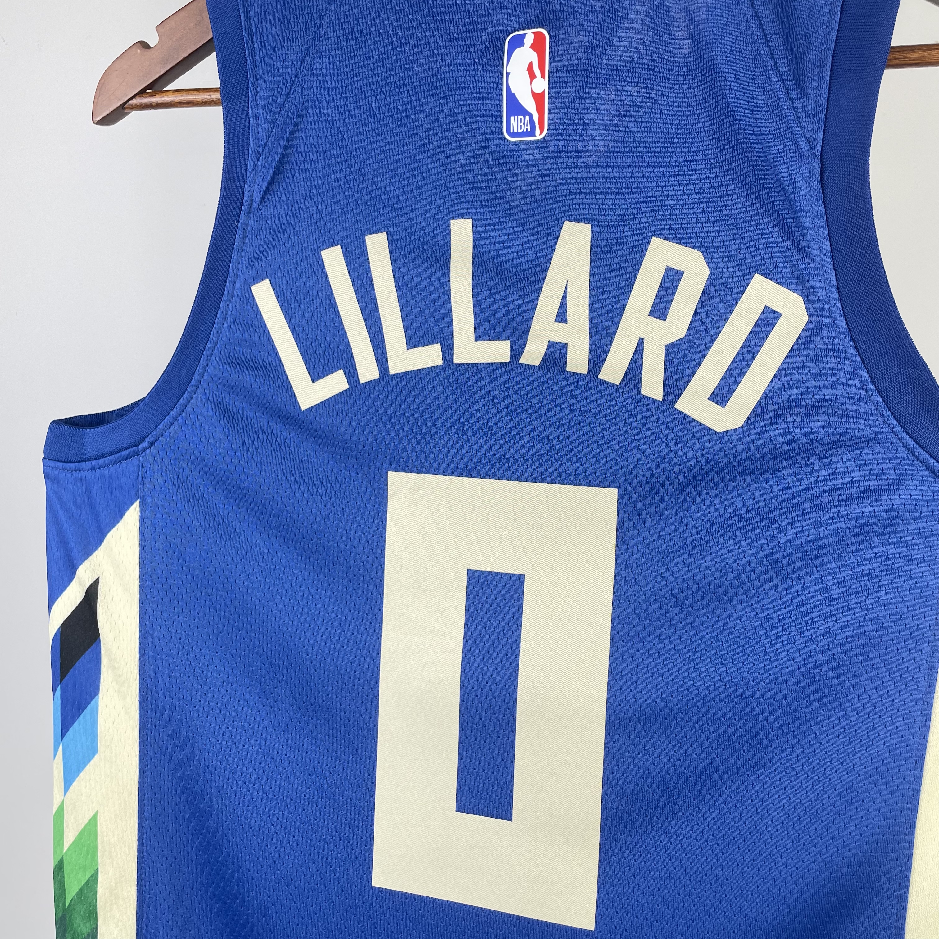 23 Season Milwaukee Bucks City version  No.0 Lillard