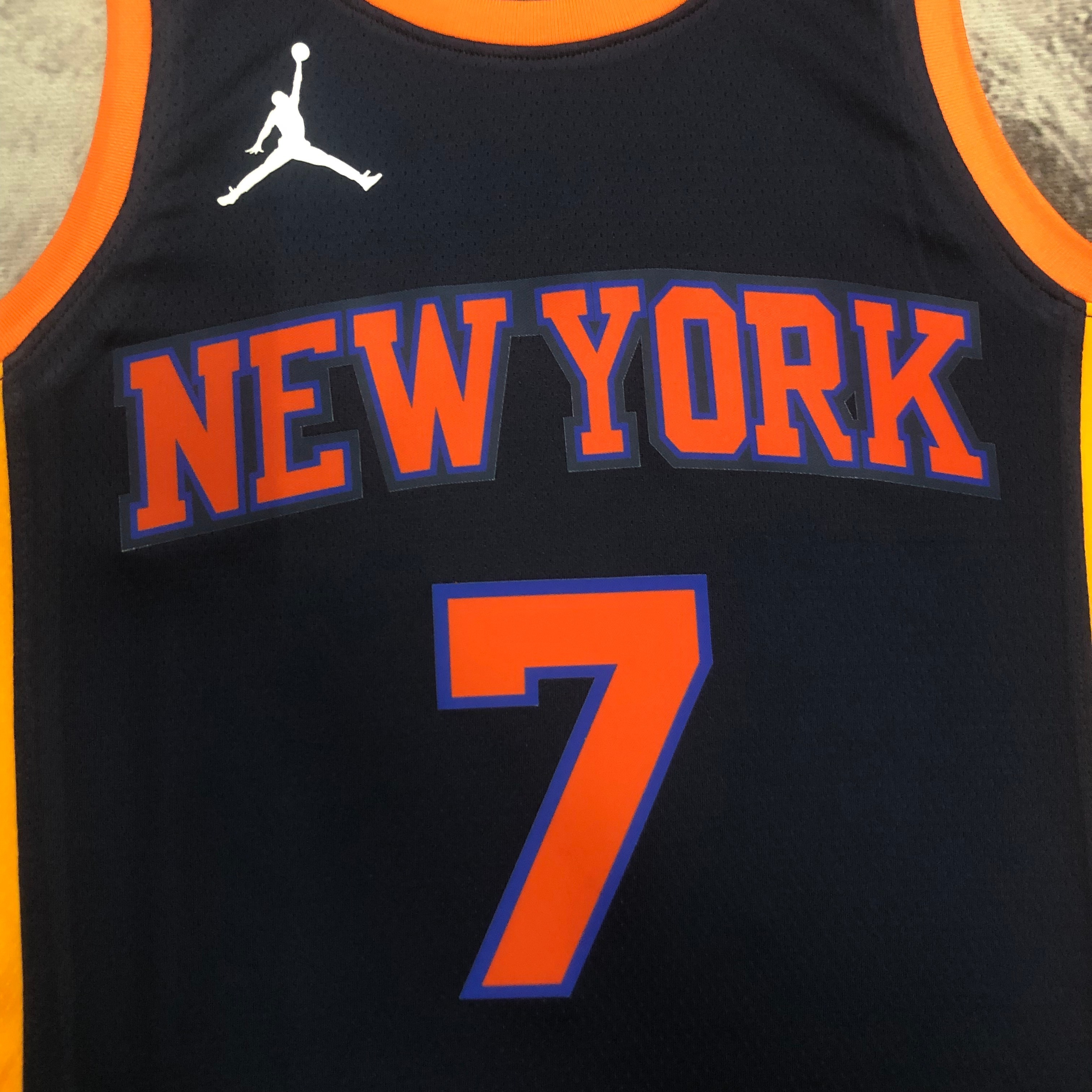 23 season Knicks Jordan limited No.7 S-XXL