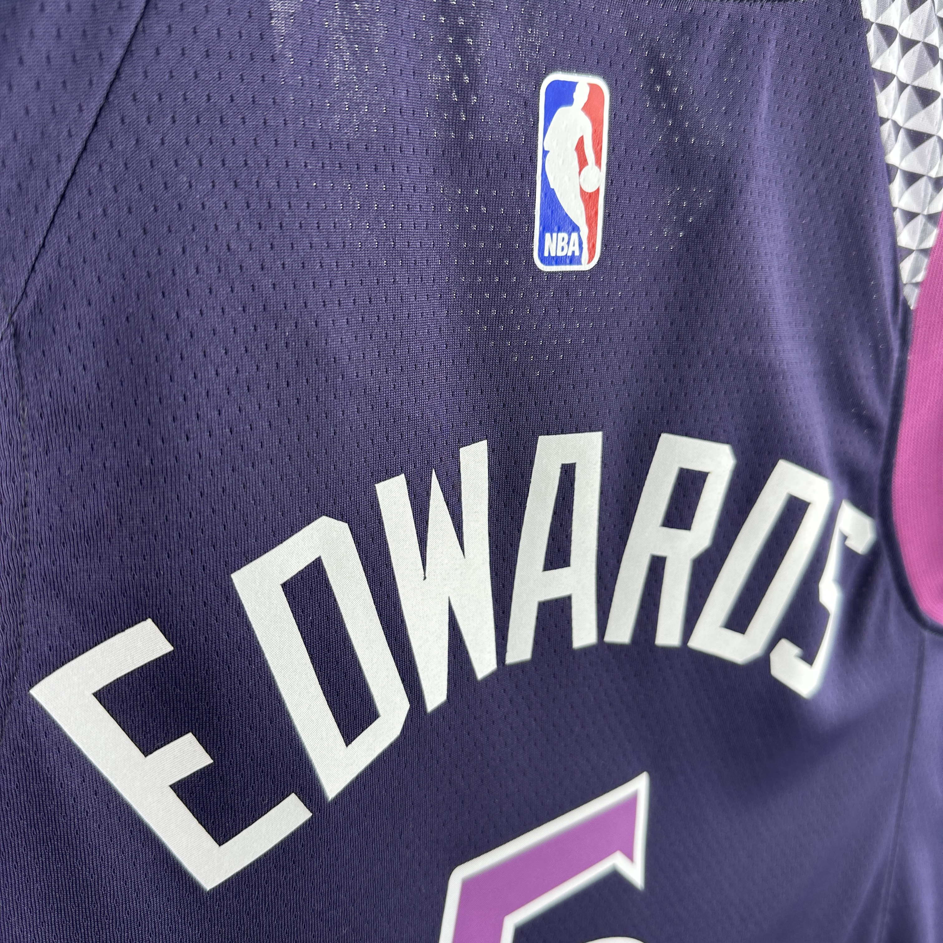 MINNESOTA TIMBERWOLVES PURPLE/ BLACK  NO.5 EDWARDS
