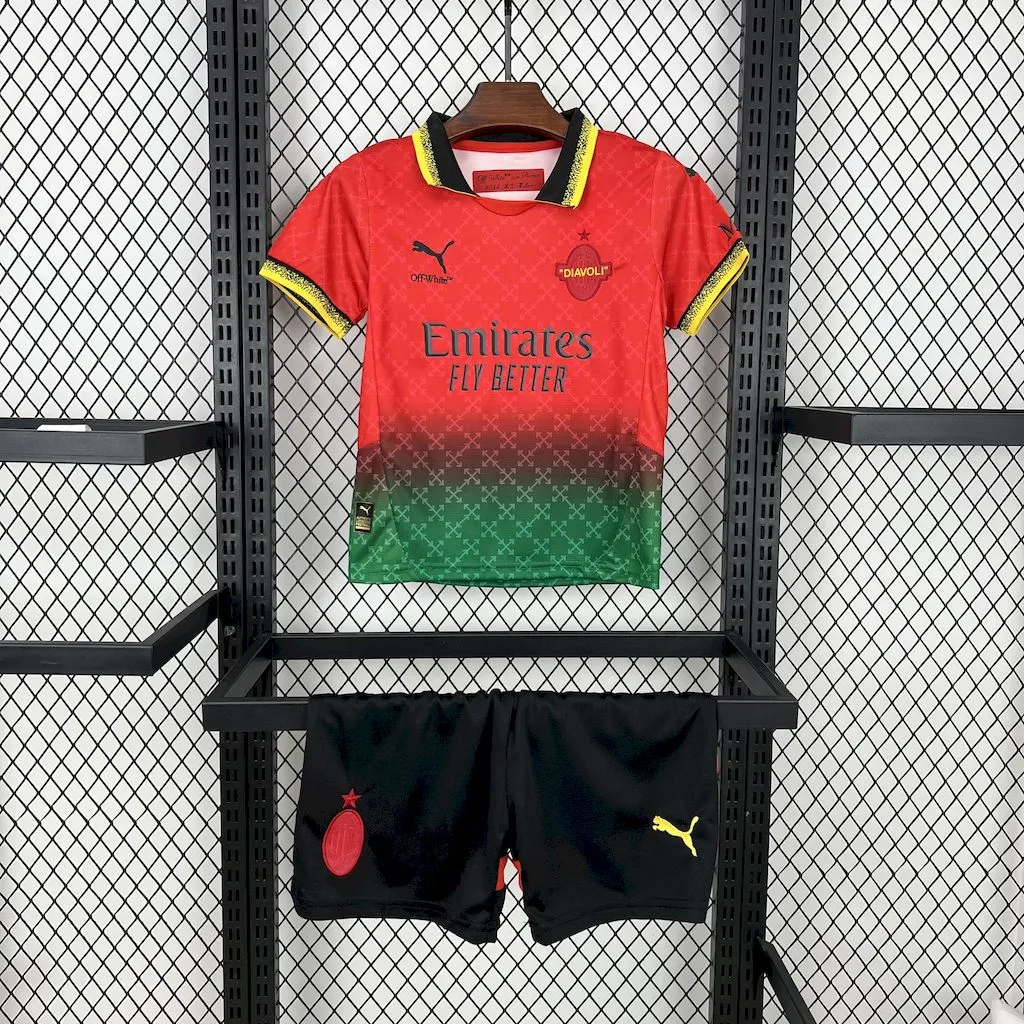 Kids AC milan Special Edition Red Kit 16-28