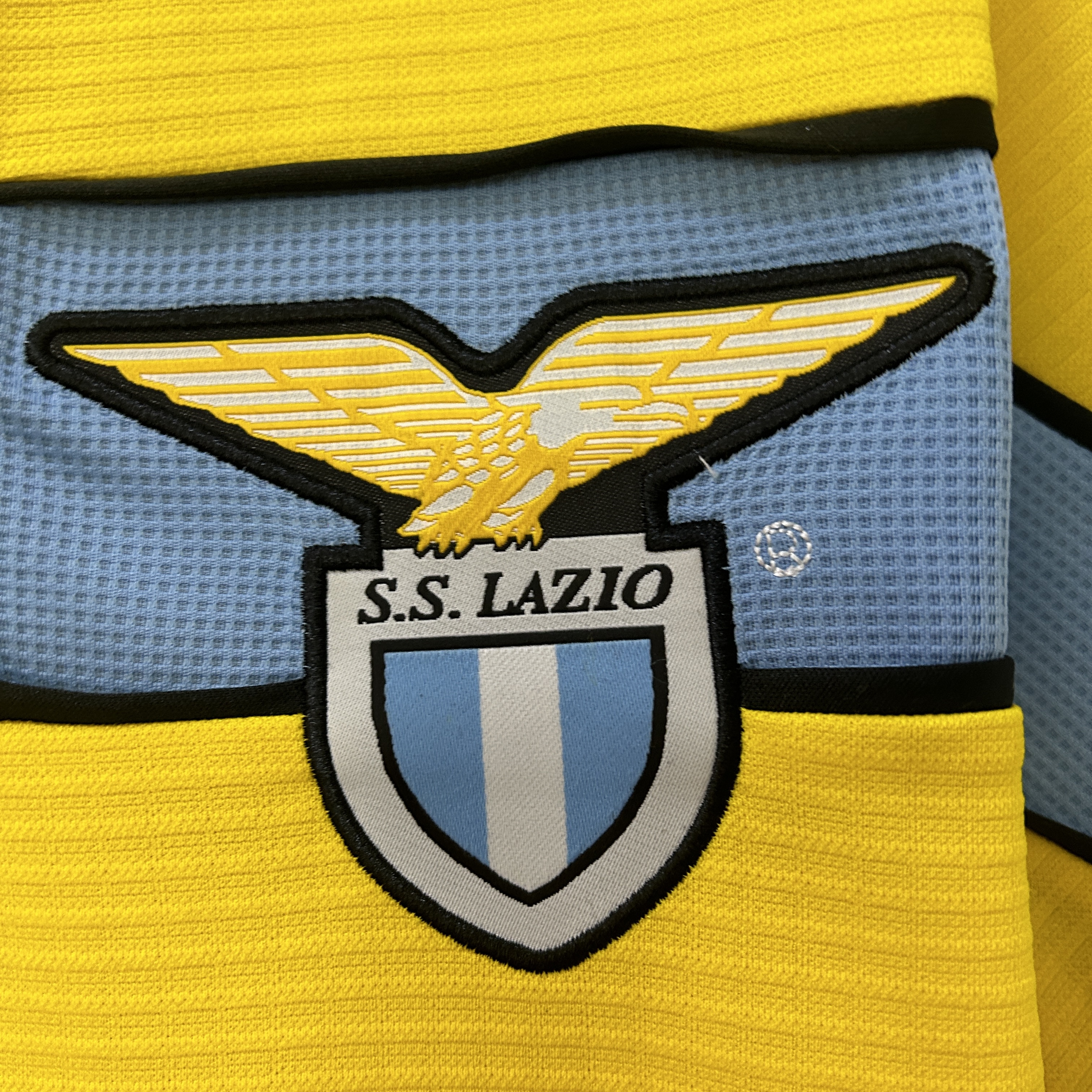 Retro 1998/99 Lazio Yellow Kit S-XXL