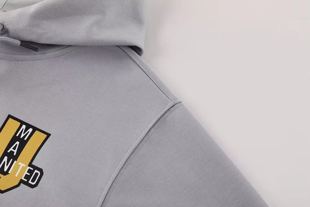 Manchester united Hoodie Gray Suit