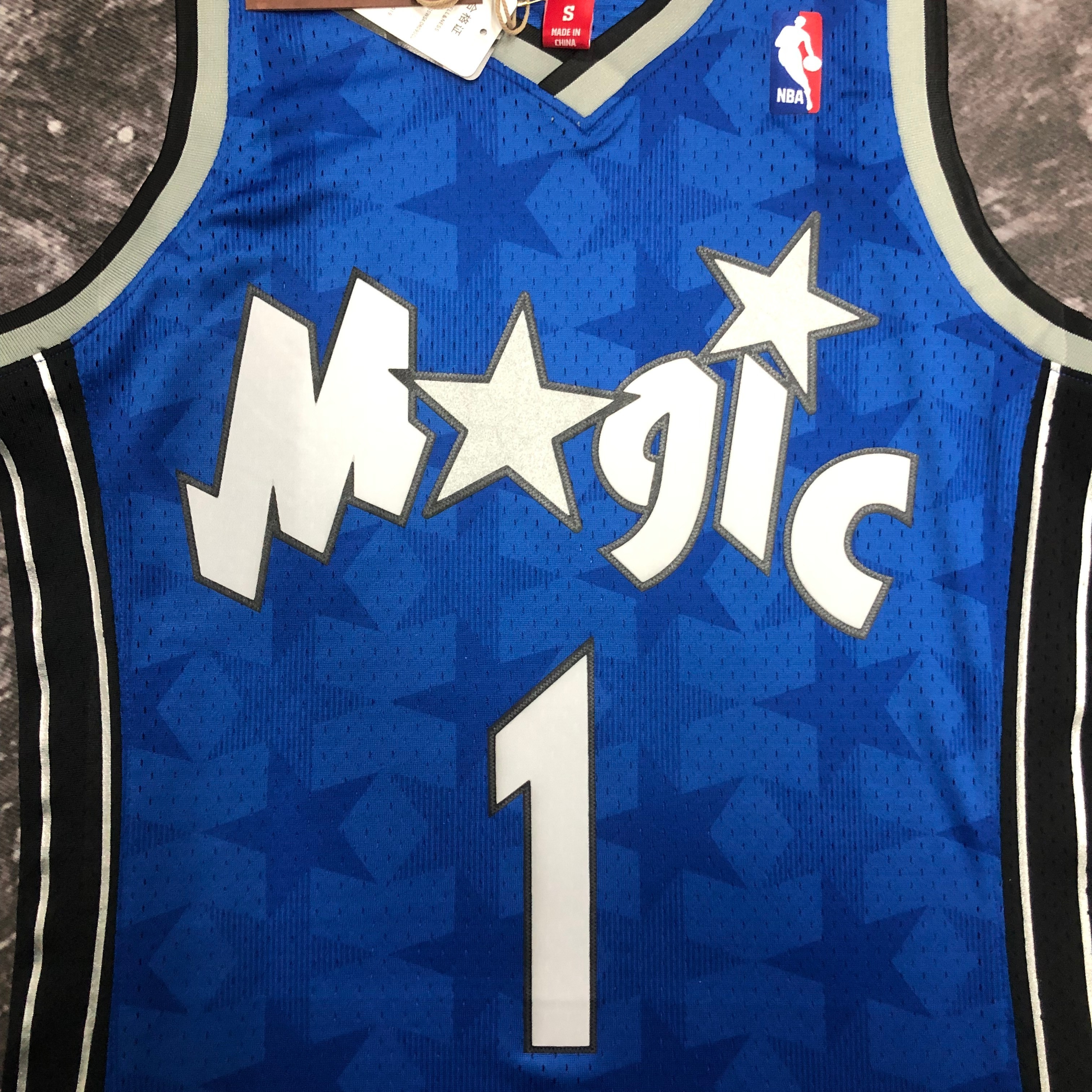 MN Heat Press Retro: ORLANDO MAGIC 00/01 Season Blue No.1