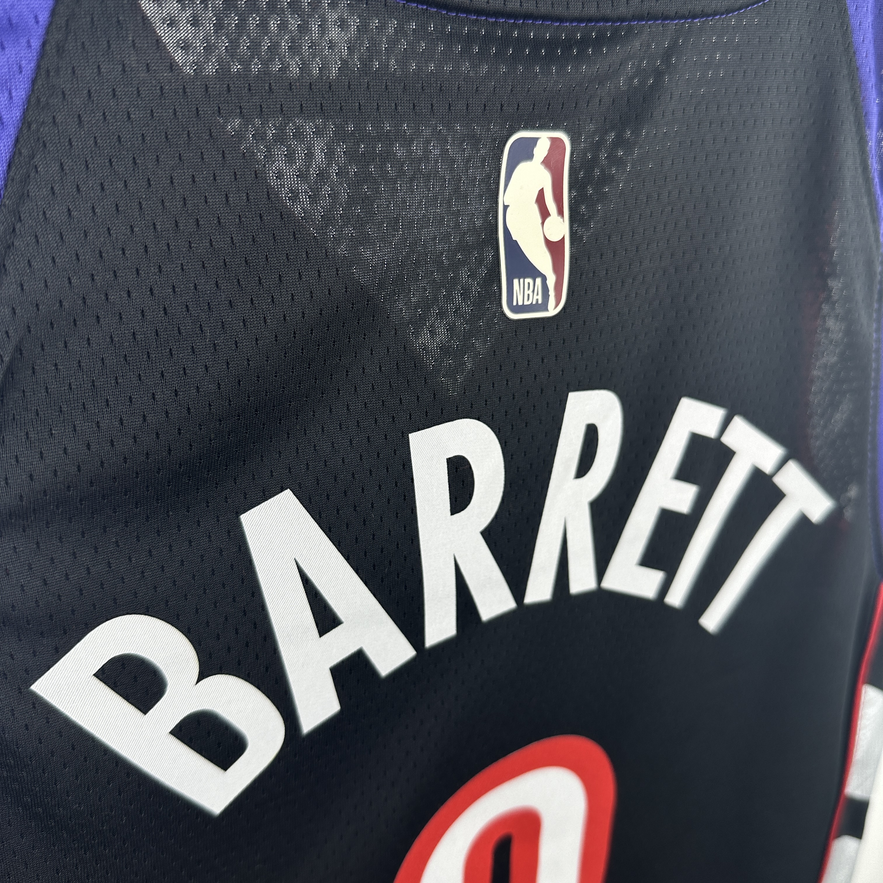 25 Season Toronto Raptors Purple  No.9 Barrett