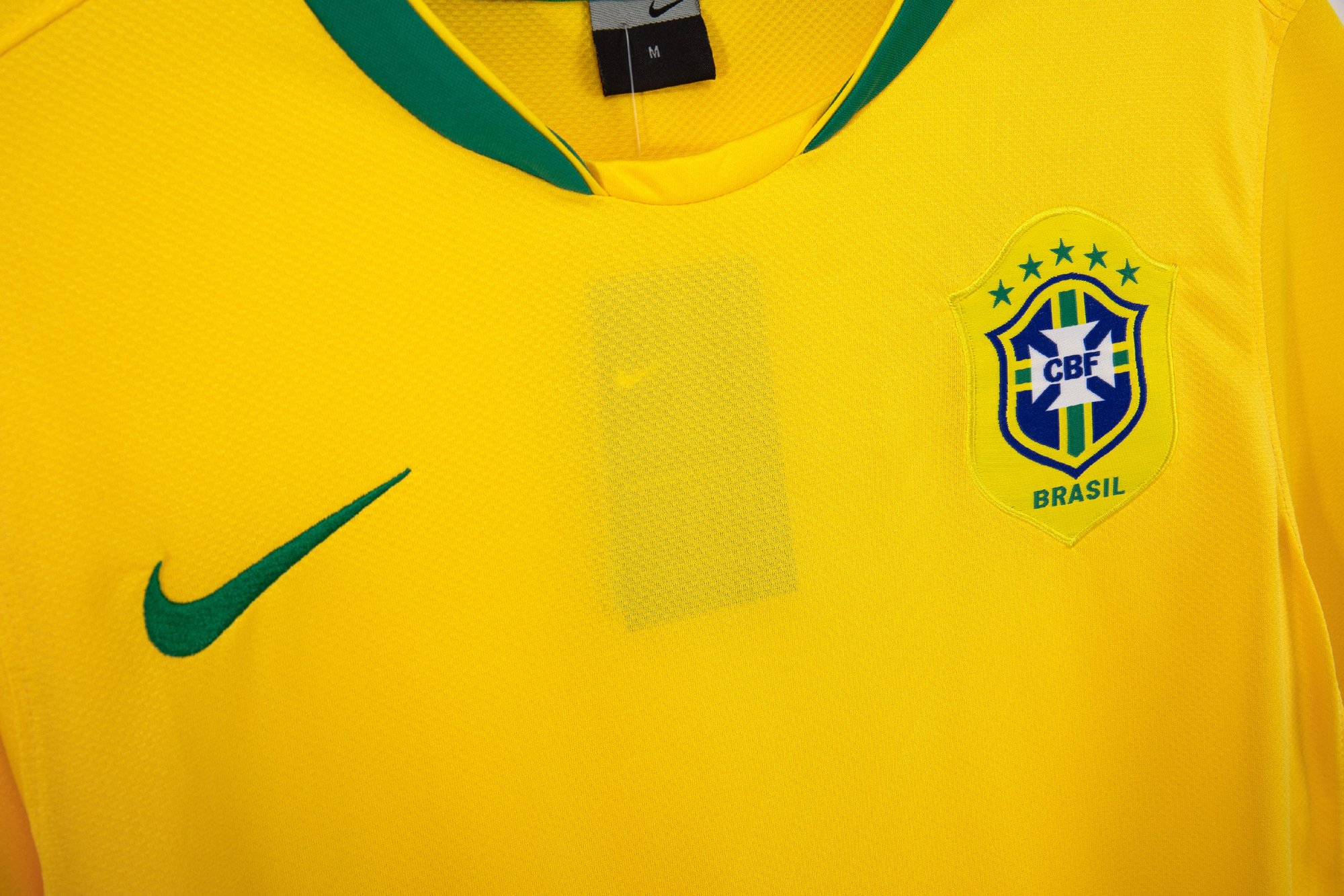 Retro  Brazil 2006 Home Yellow