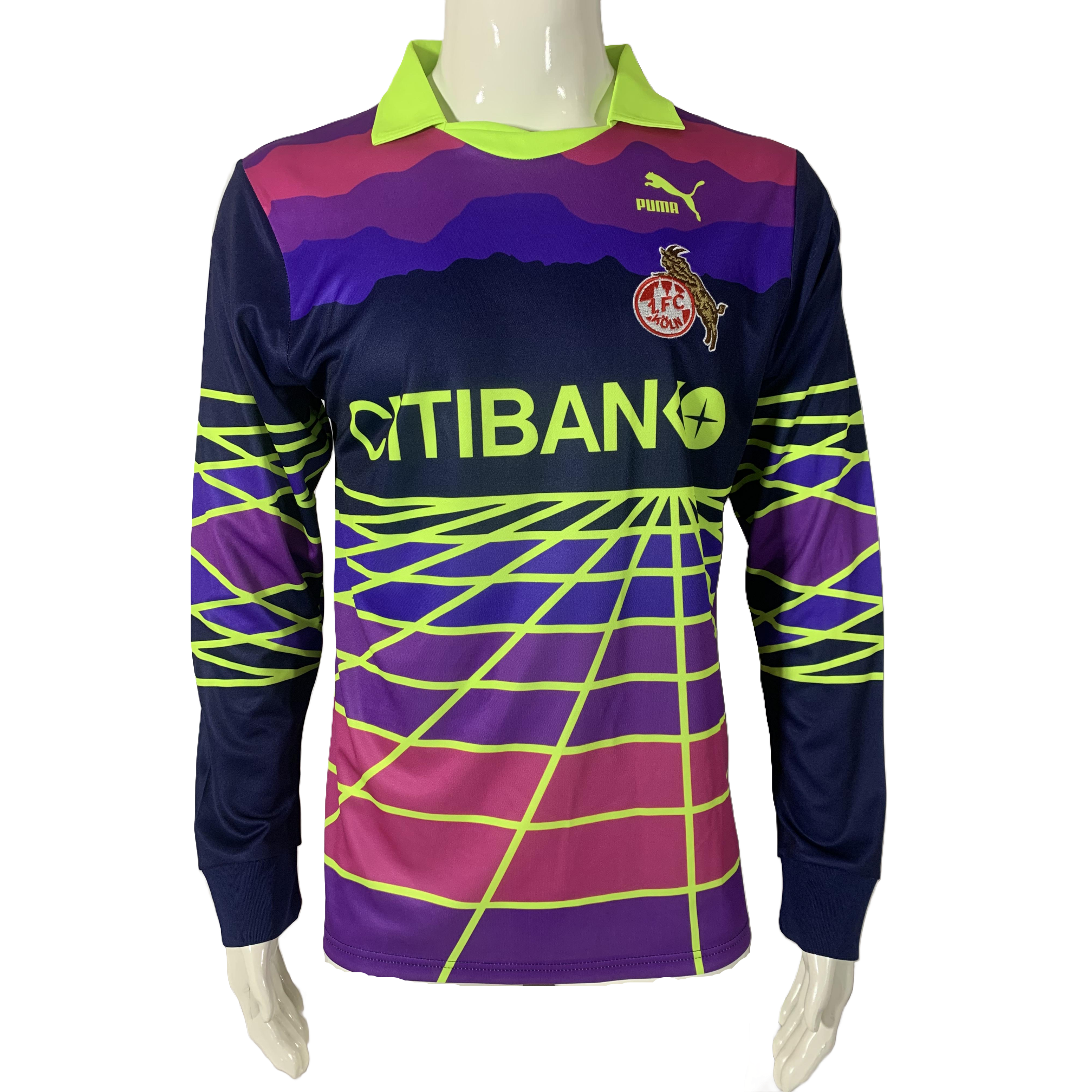 Retro Köln 91/92 Goalkeeper Long Sleeves S-XXL