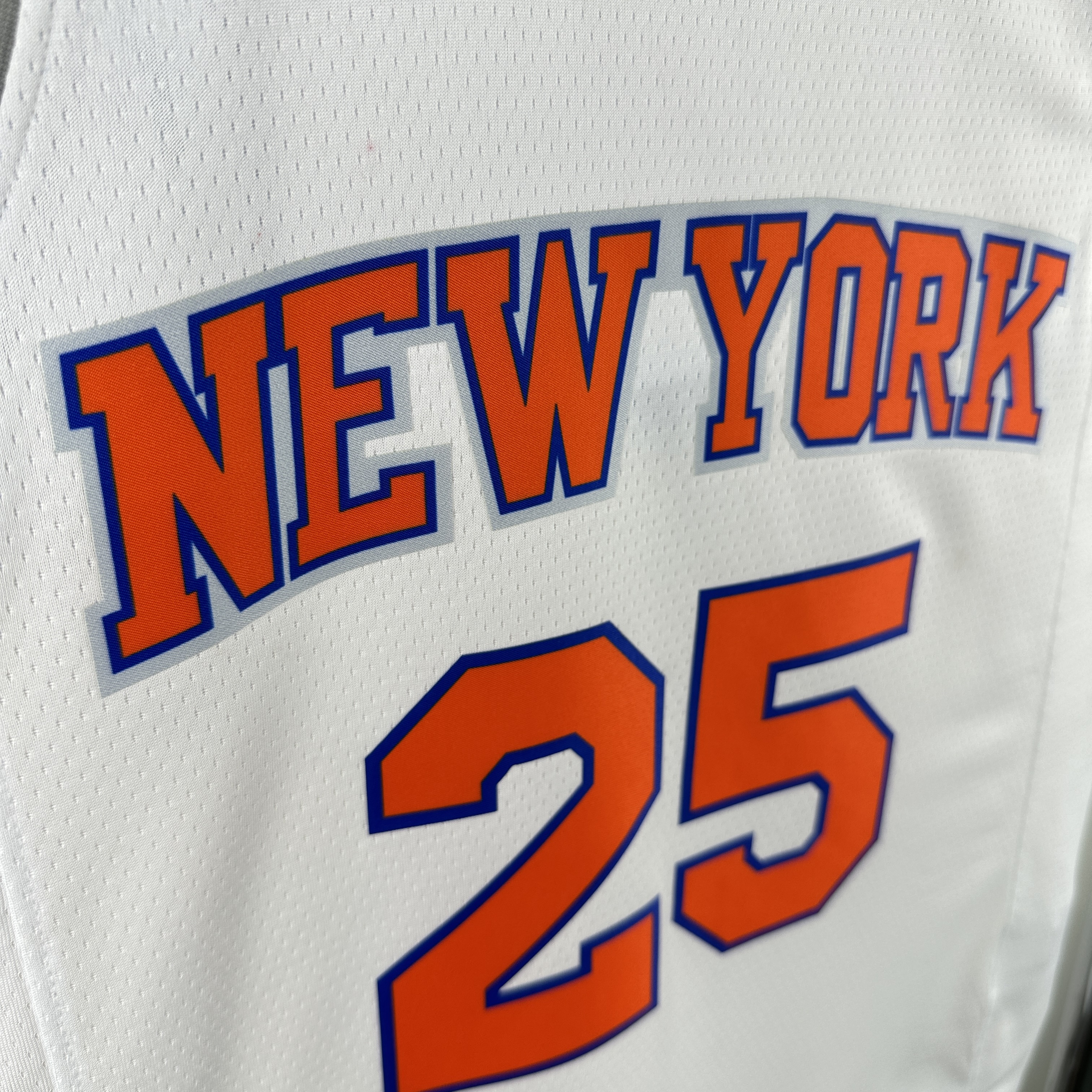 New York Knicks White  No.25