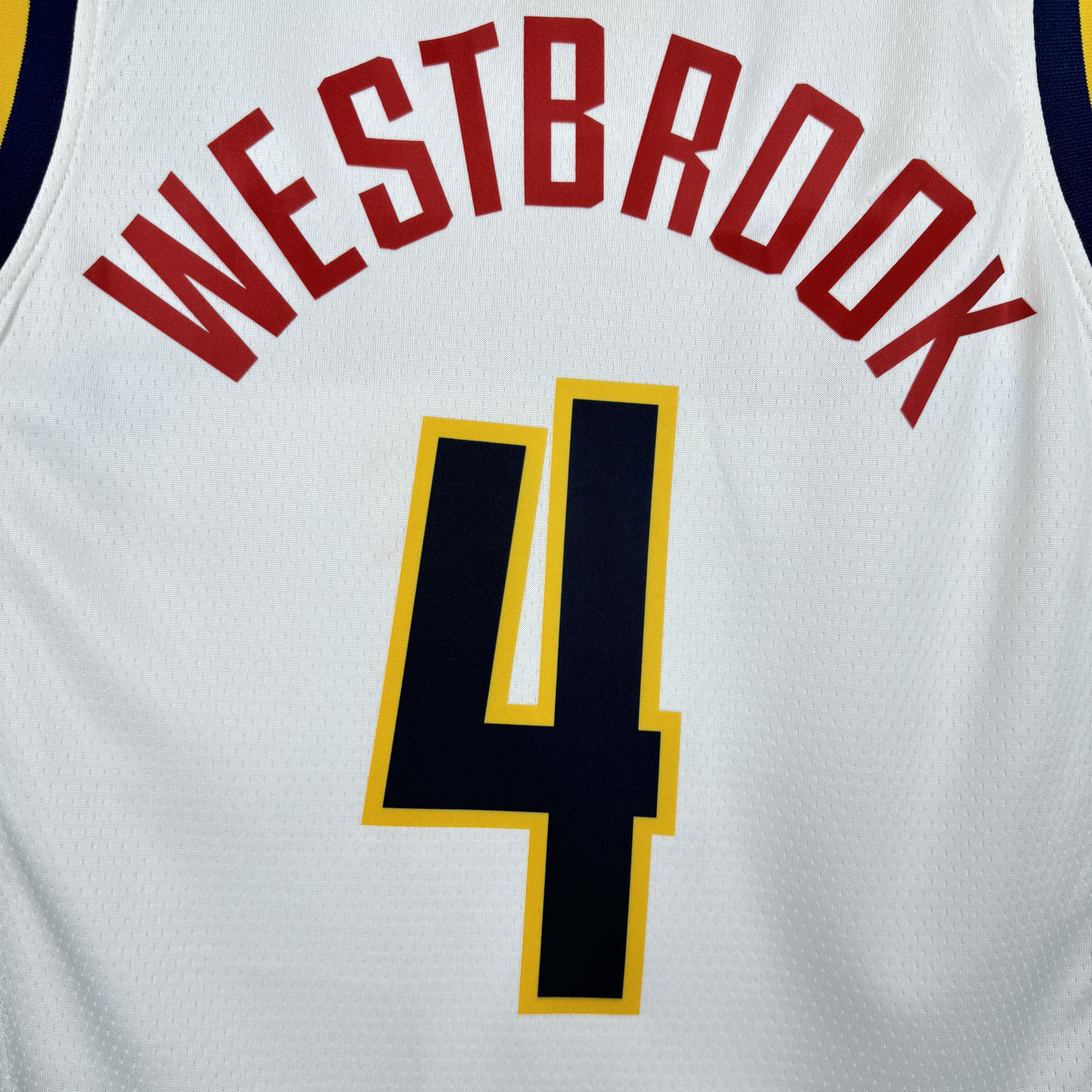 23 Season Denver Nuggets White  No.4 Westbrook