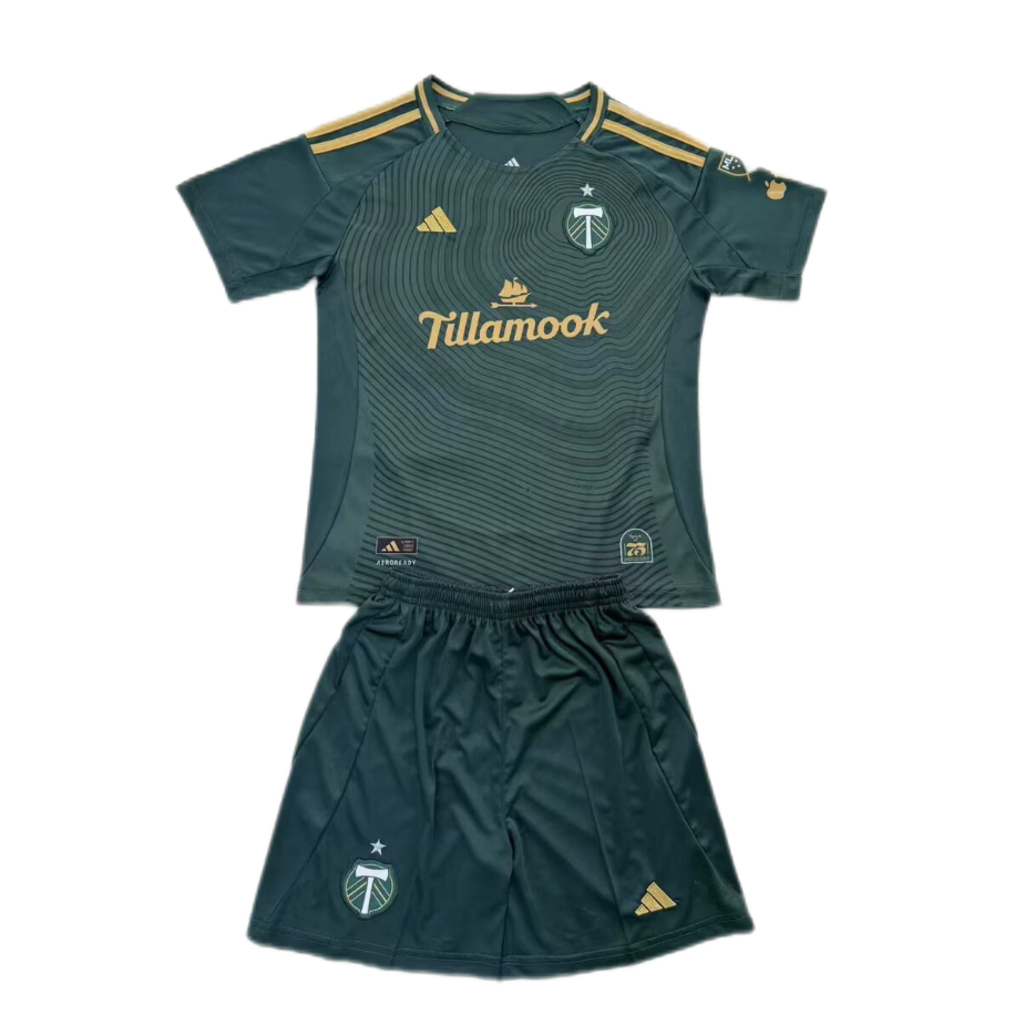 Adult/ Kids Portland Timbers 25/26 Home 16-XXL