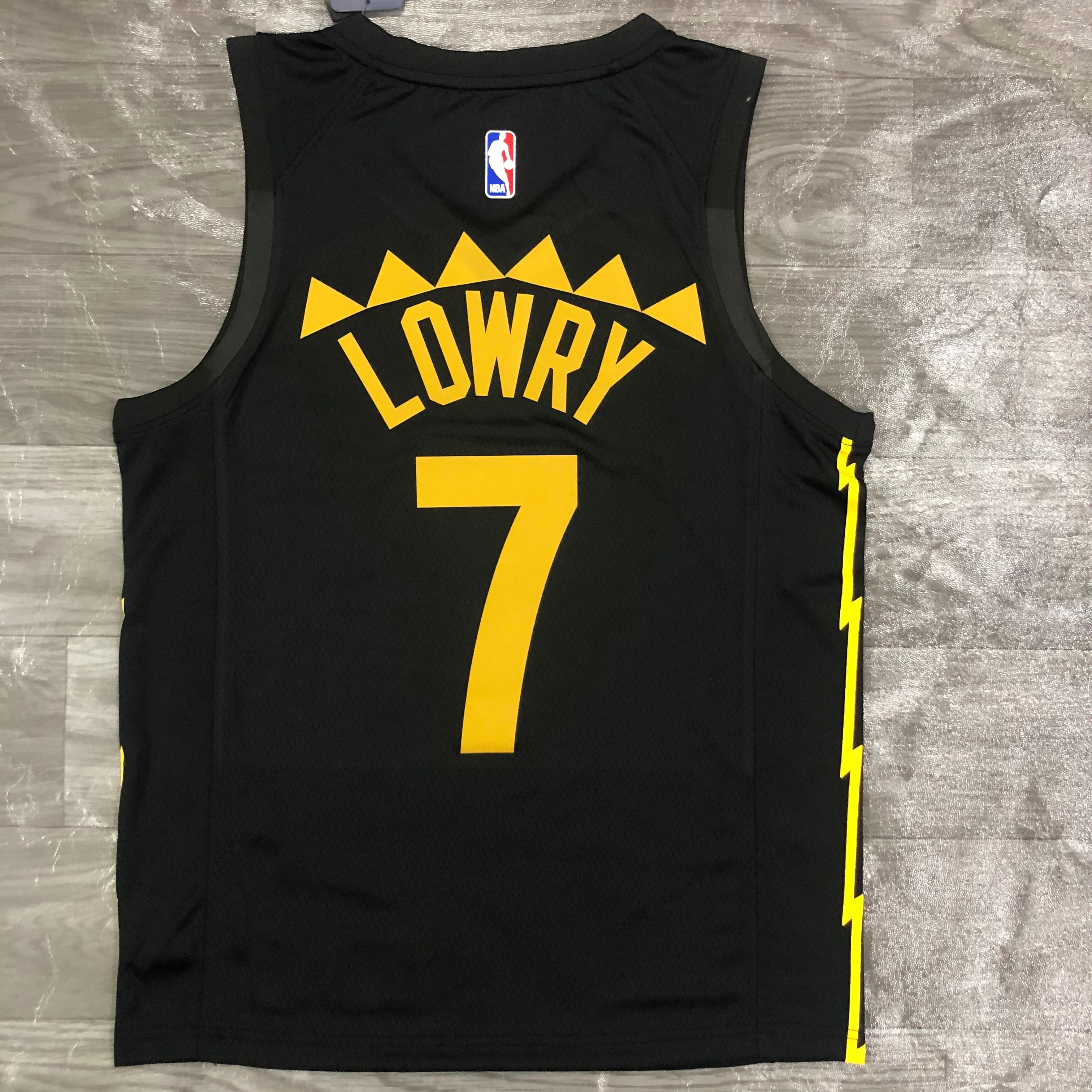 21 Season Toronto Raptors Black  No.7 Lowry