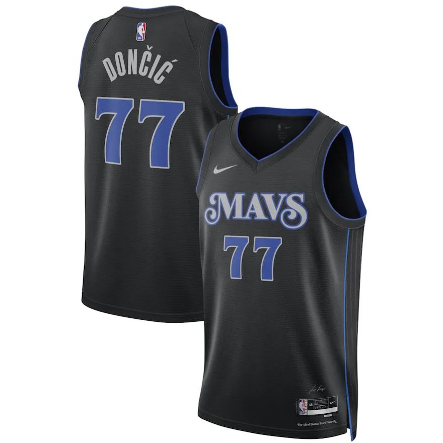 24 Season Mavericks City Edition No. 77 Dončić
