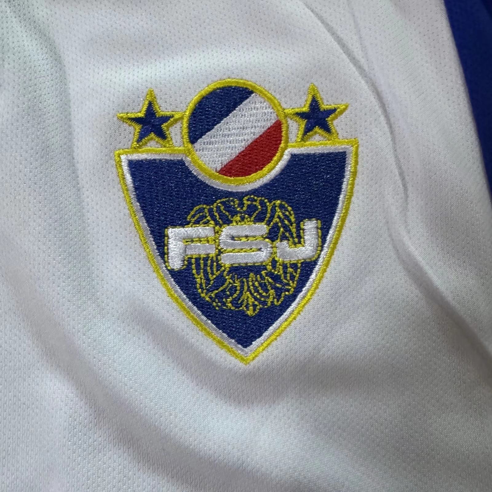 Retro 2000 Yugoslavia Away  with patches Size: S-XXL