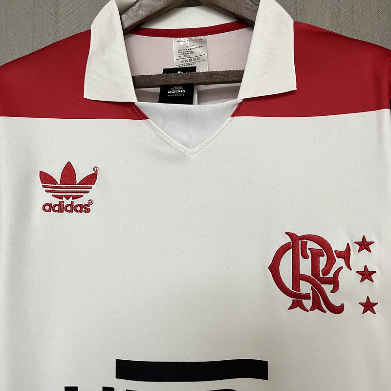 Retro  1986 Flamengo Away White