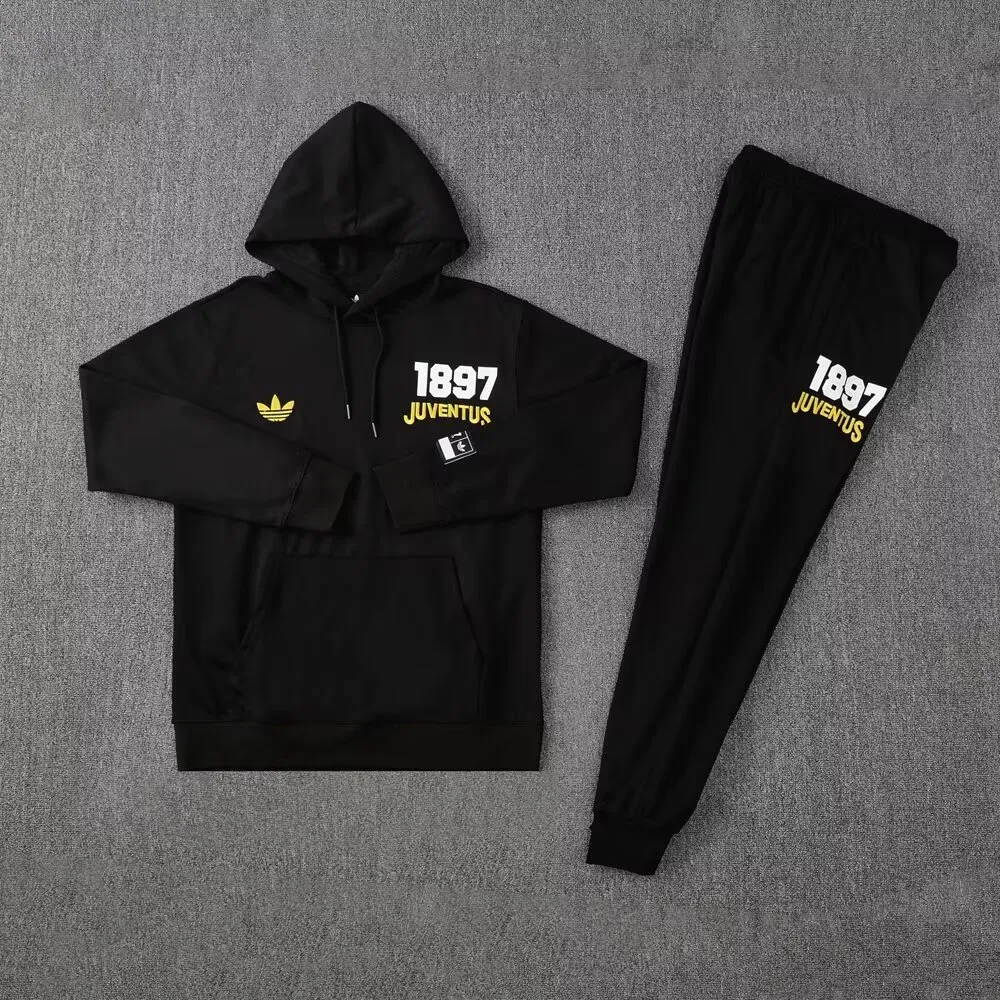 Juventus Hoodie Black Suit