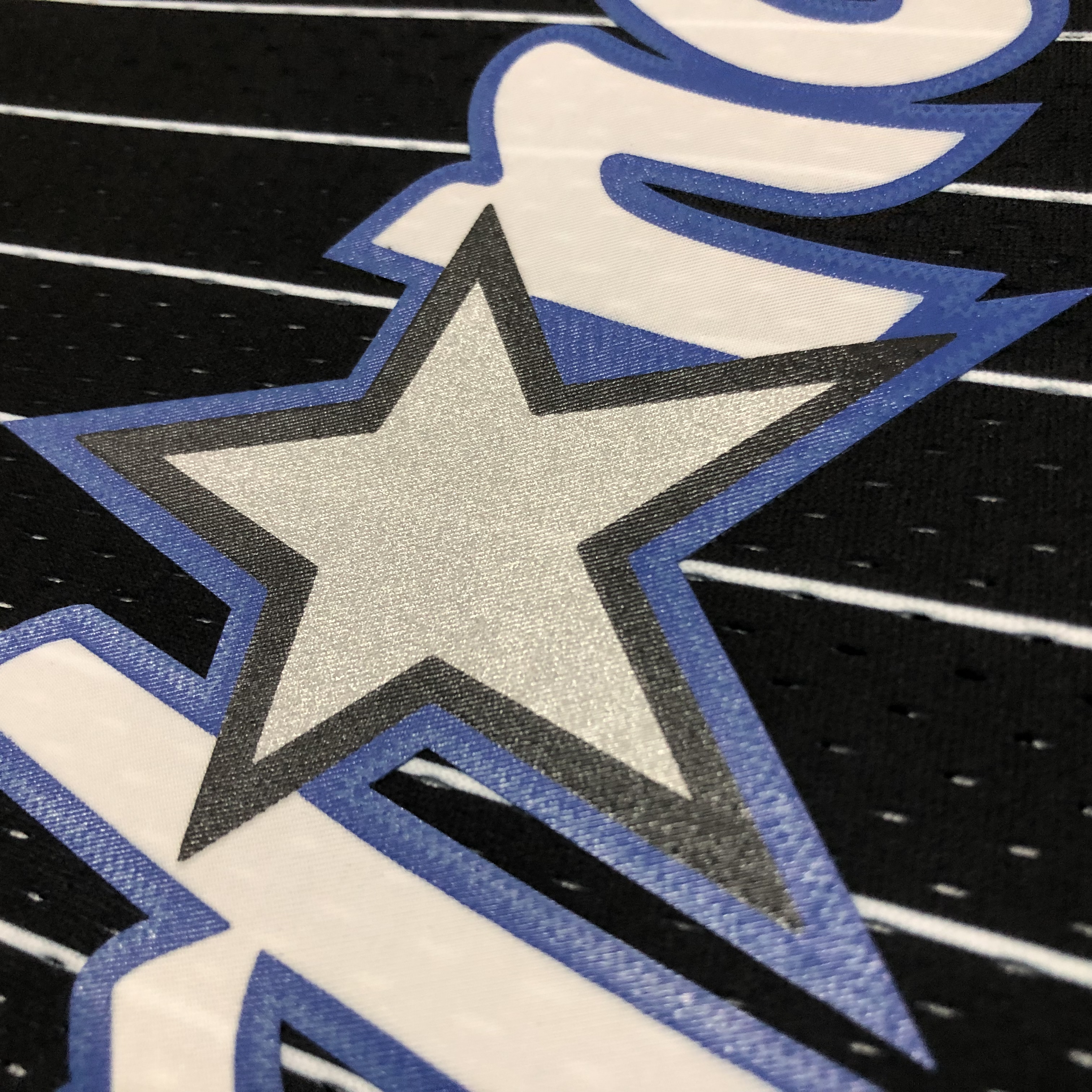 MN Heat Press Retro: ORLANDO MAGIC Black No.32