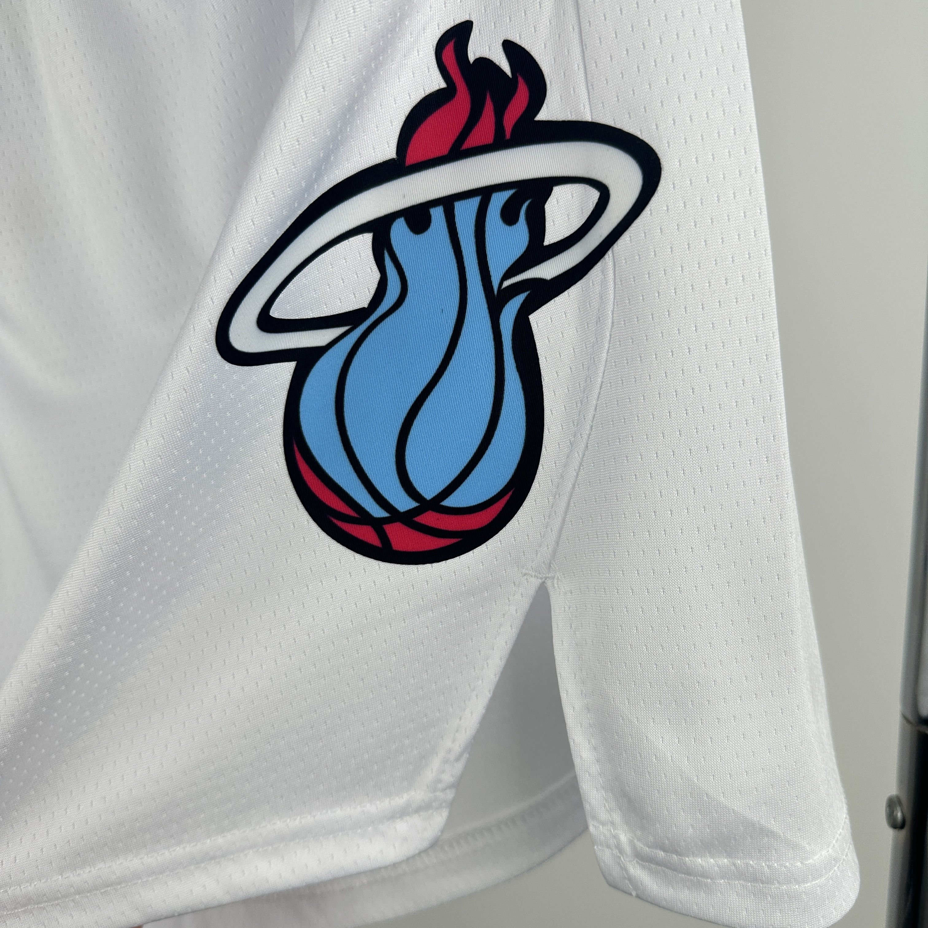 Miami Heat White Shorts