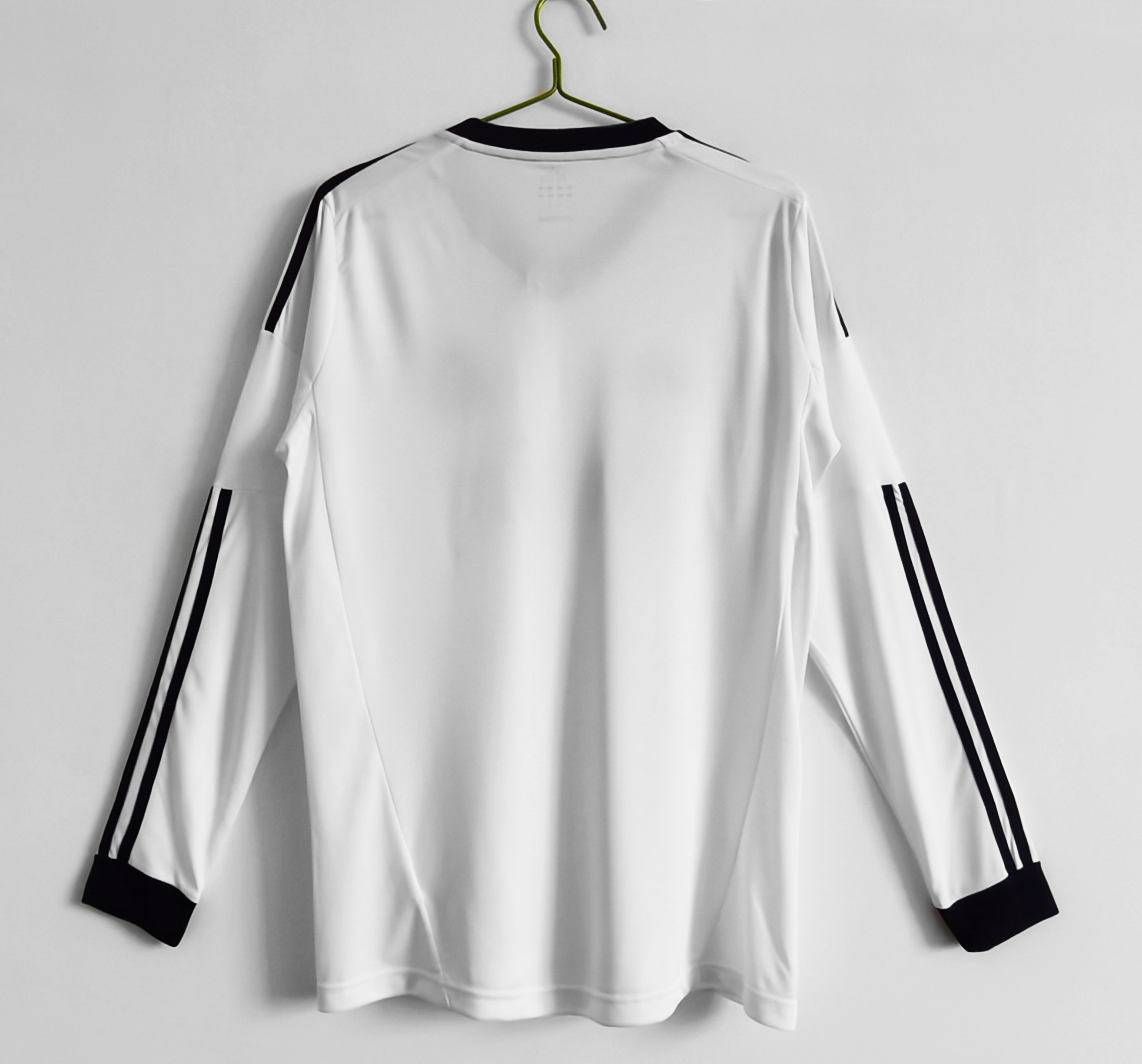 Retro  Real Mαdrid 12/13 Home White Long Sleeves