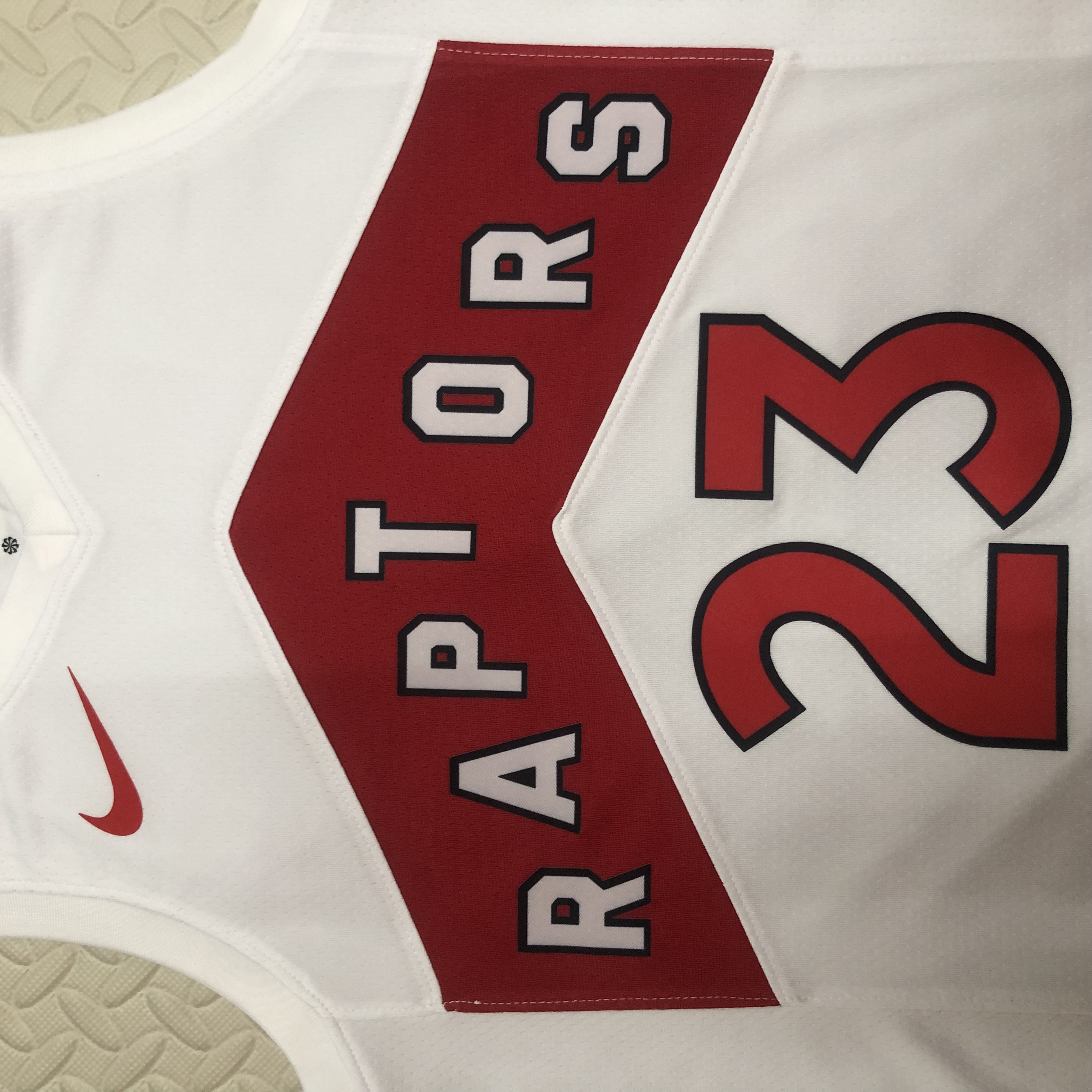 23 Season Toronto Raptors Home White  No.23 Vanvleet