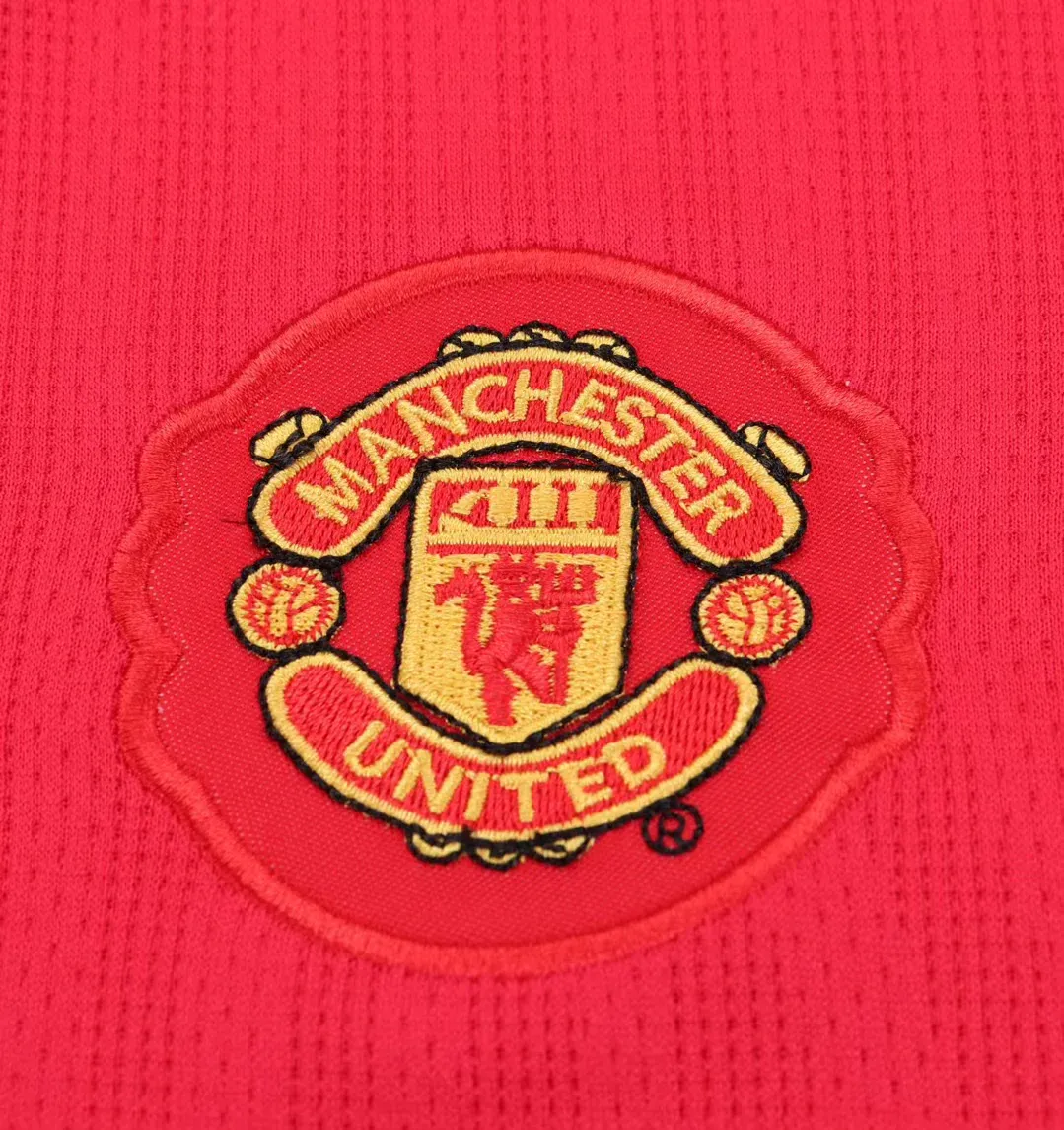 Kids Retro Manchester united 07/08 Home Kit Long Sleeves 16-28