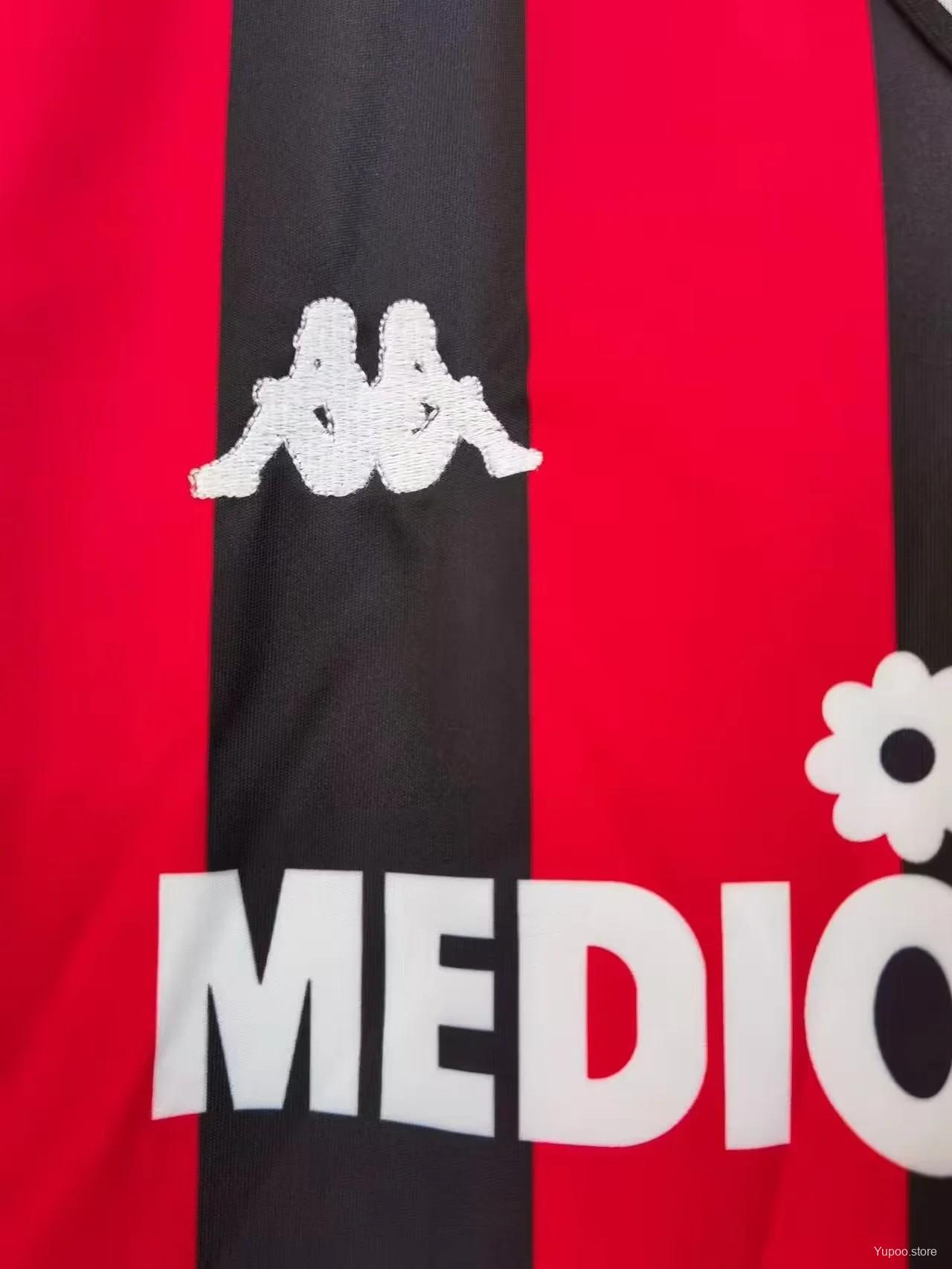Retro  AC Milan Home Long Sleeve