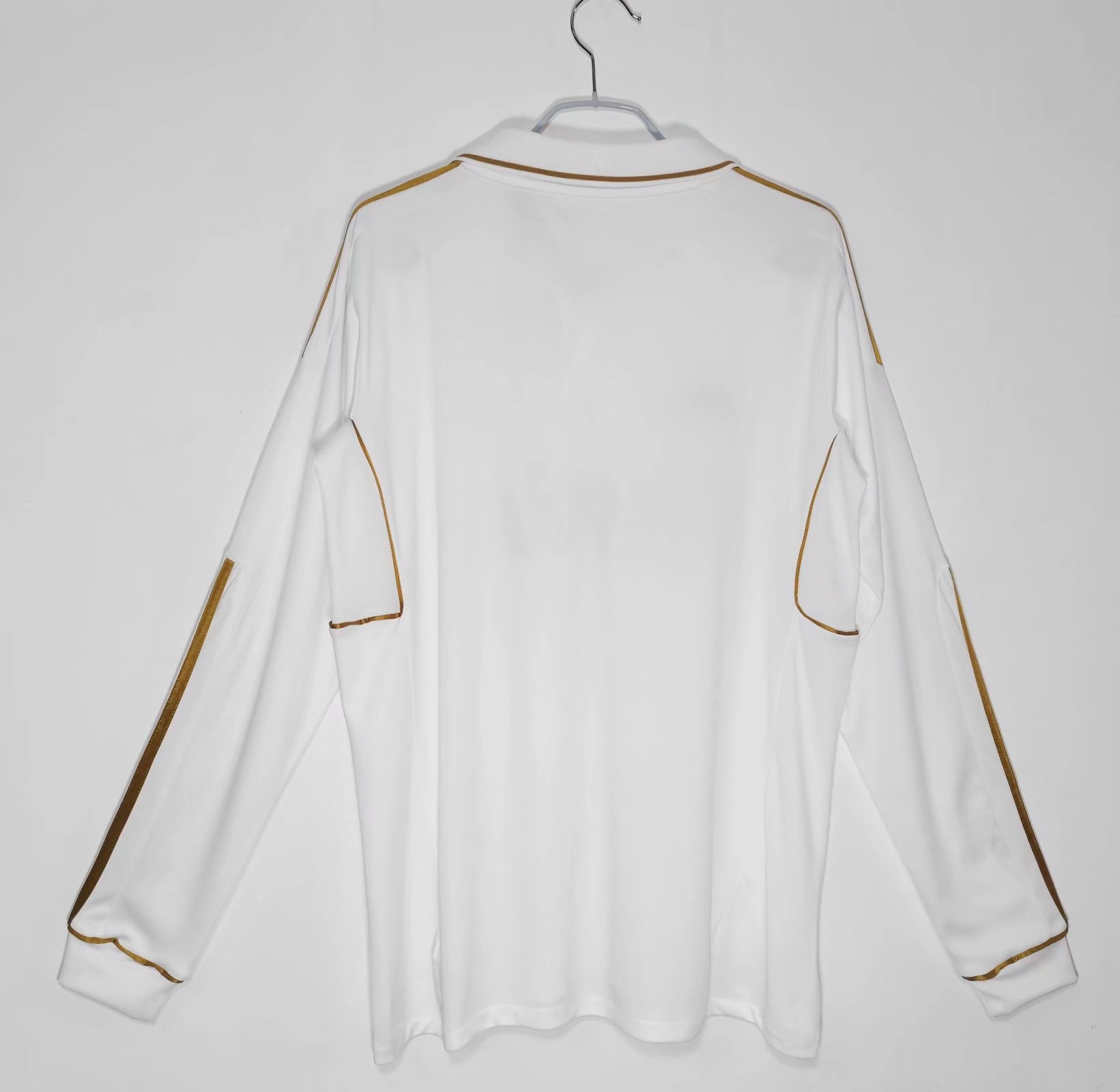 Retro  Real Mαdrid 11/12 Home White Long Sleeves