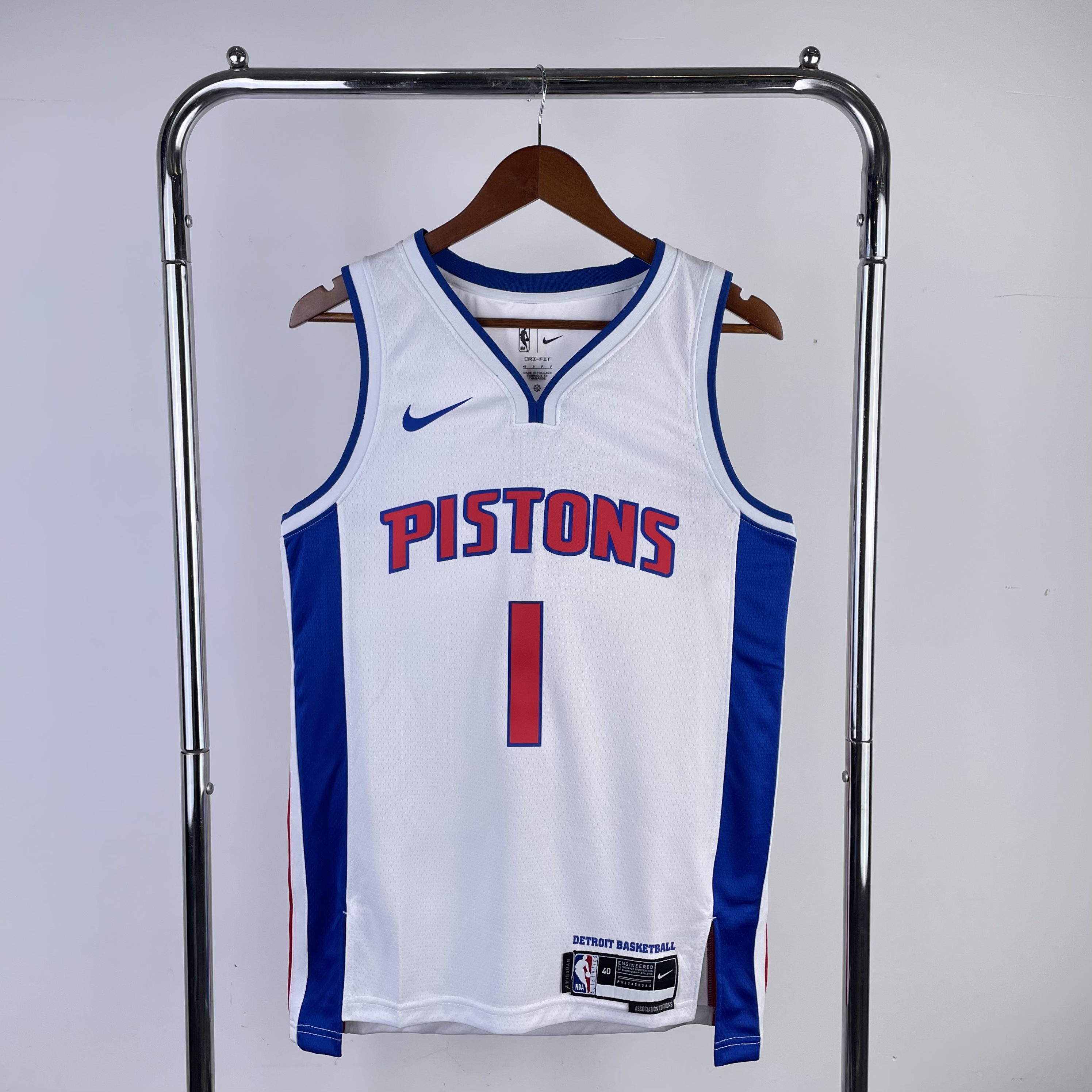 23 Season Detroit Pistons White  #1