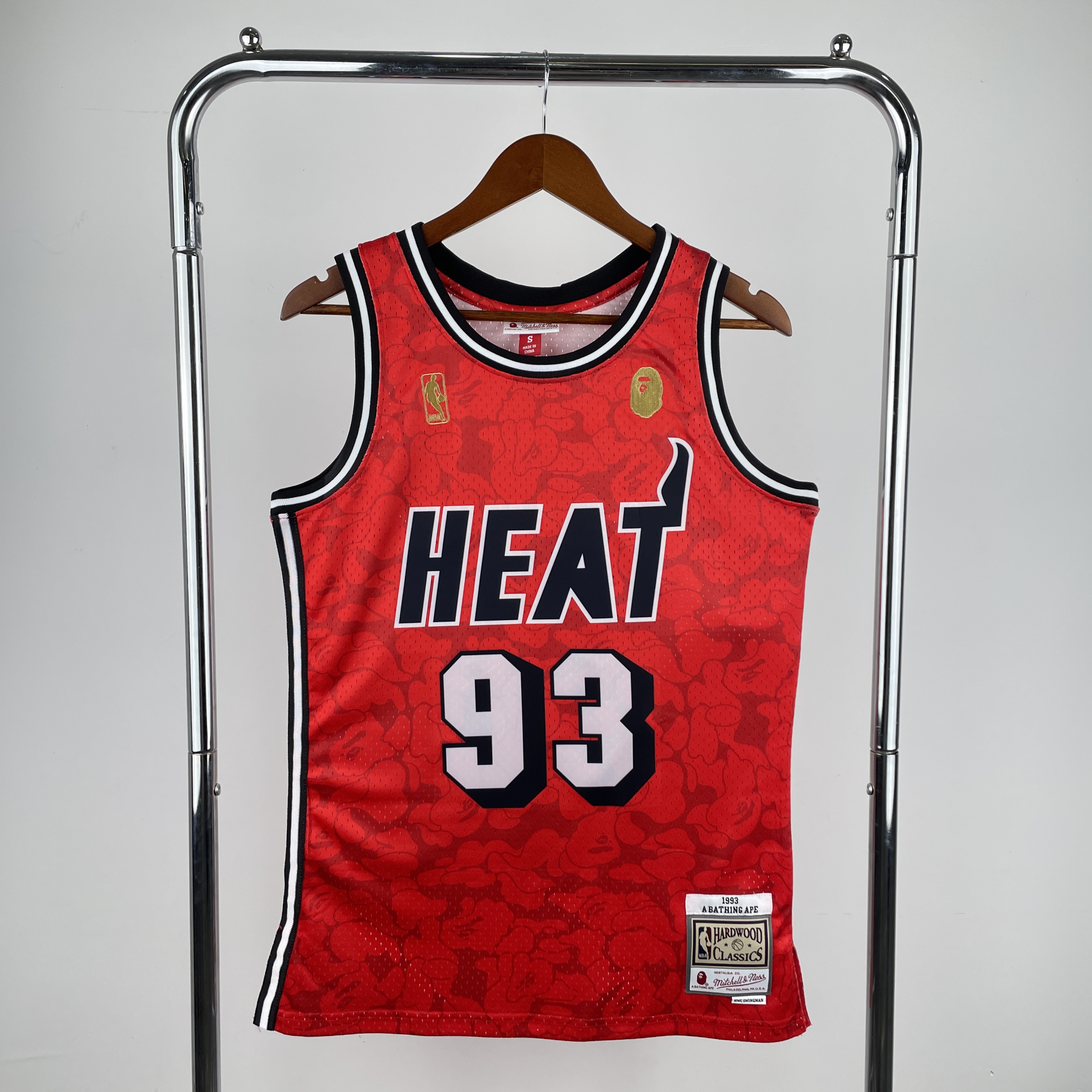 MN Heat Press Retro: Miami Heat & BAPE Red