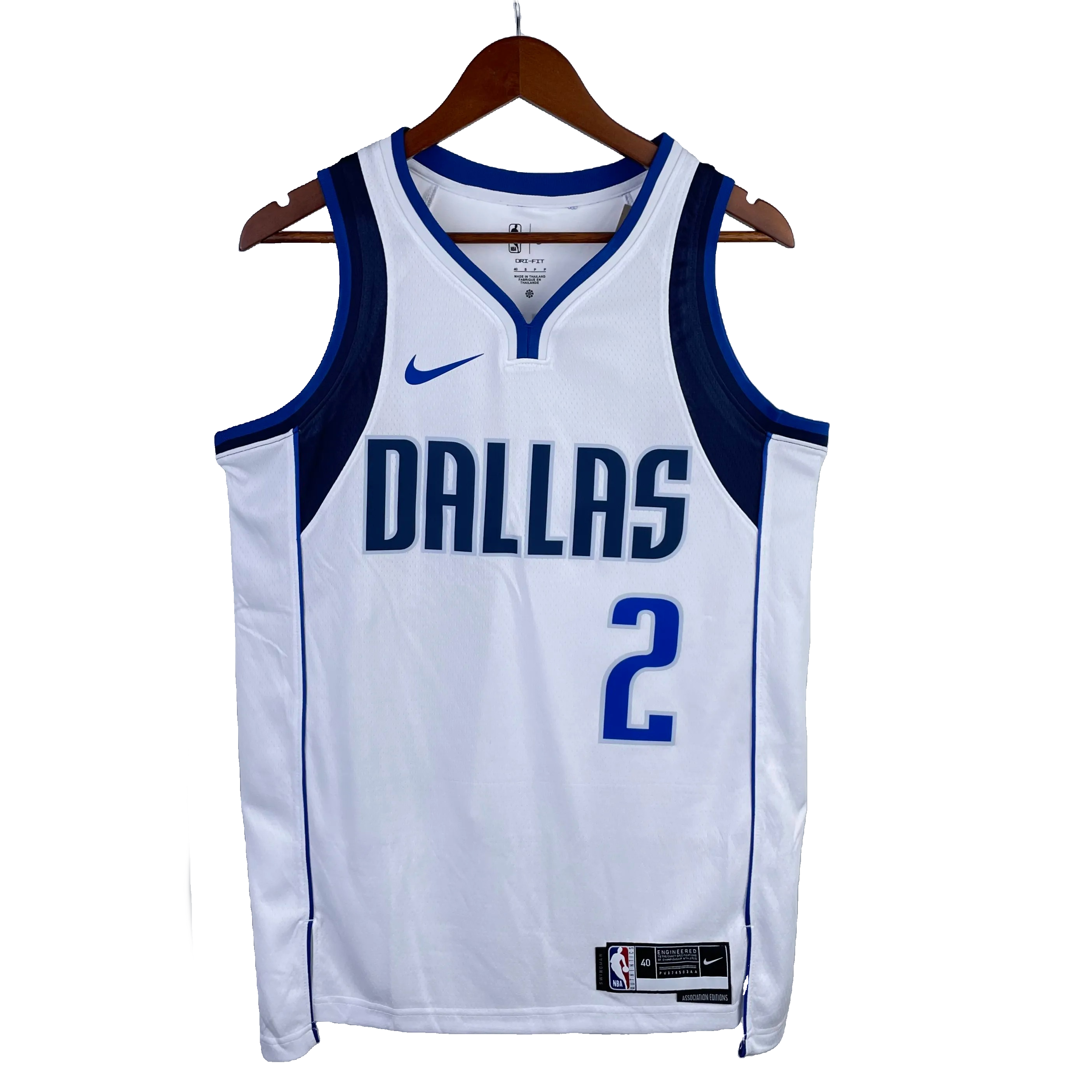 23 Season Mavericks White No.2 Irving