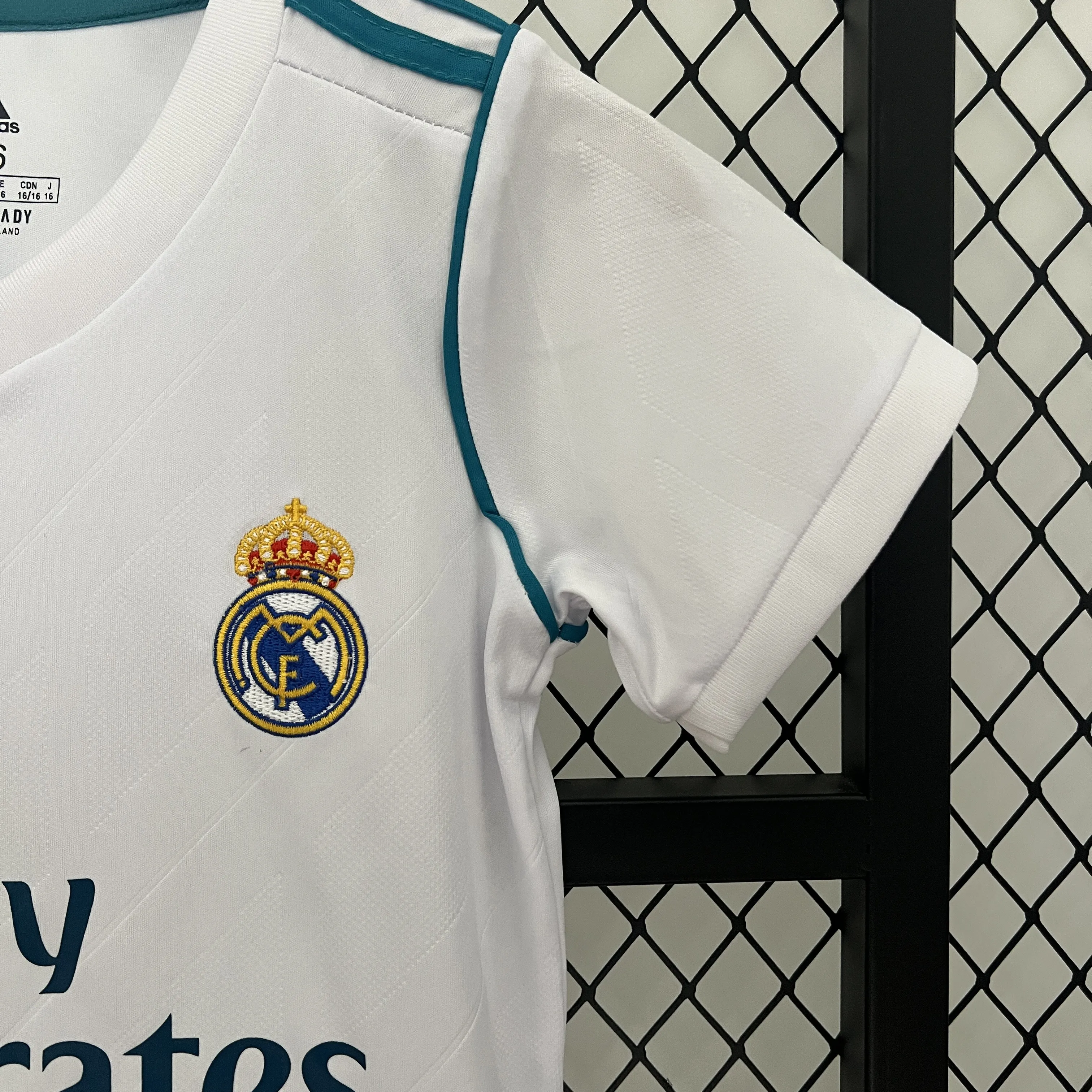 Kids Kit Real Mαdrid 17/18 Home White