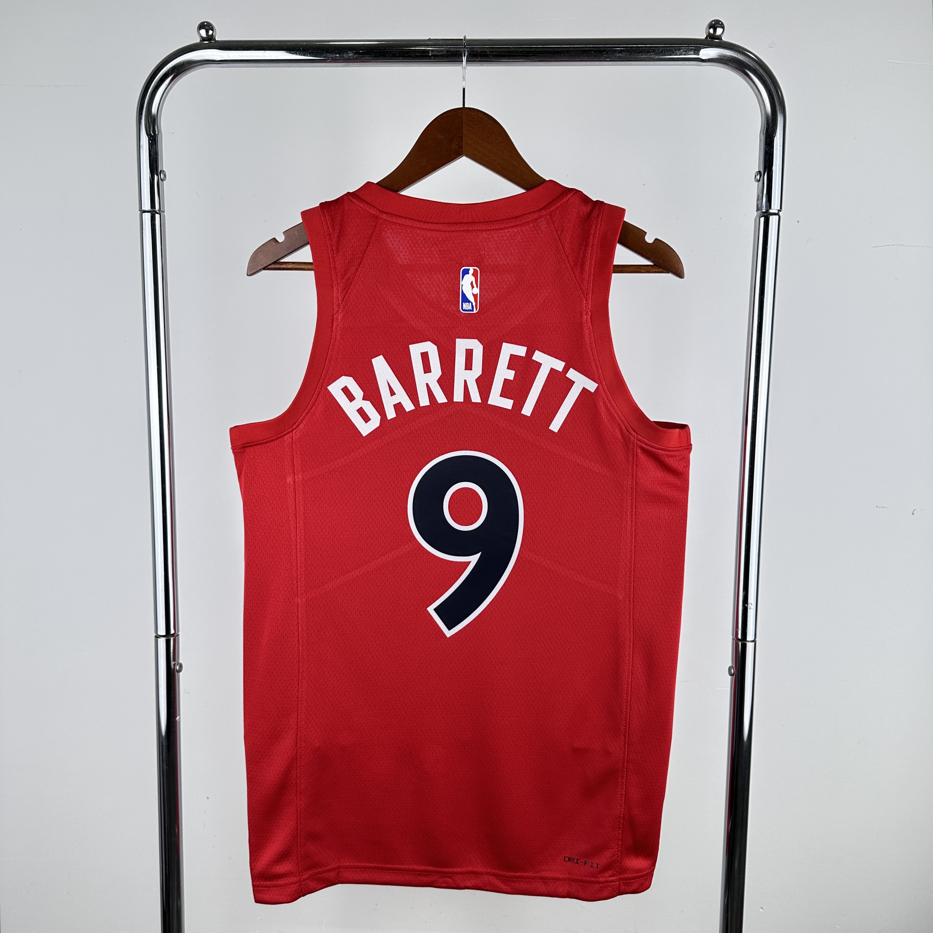 23 Season Toronto Raptors Away Red  No.9 Barrett
