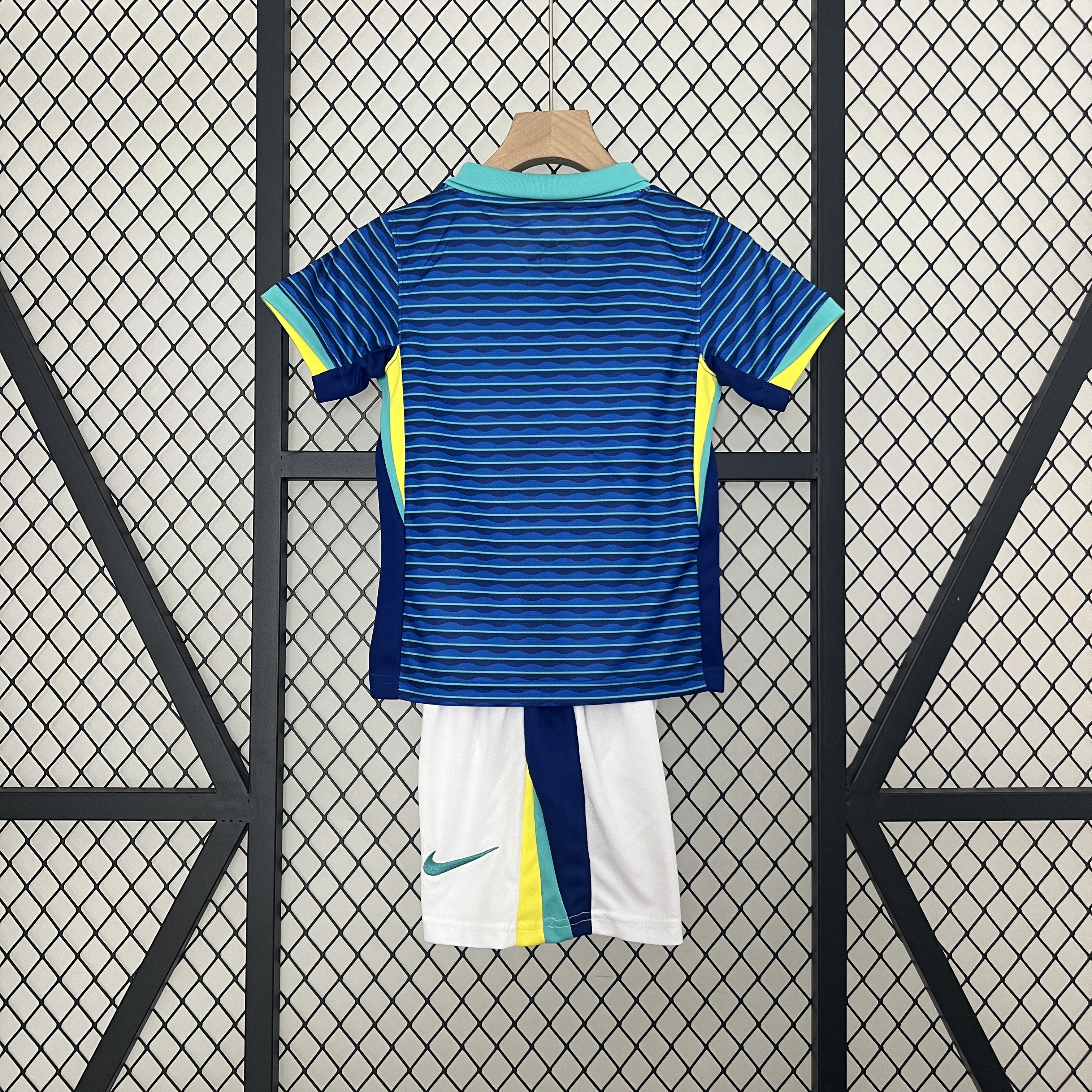 Kids Kit Brazil Away Blue