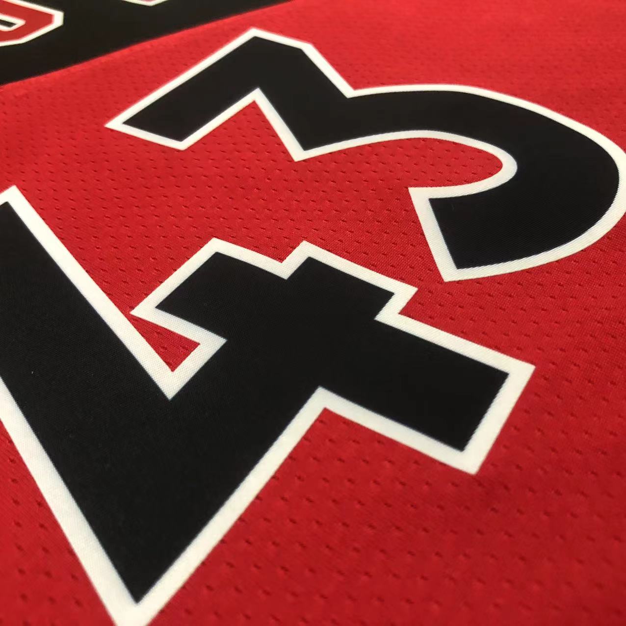 23 Season Toronto Raptors Away Red  No.43 Siakam