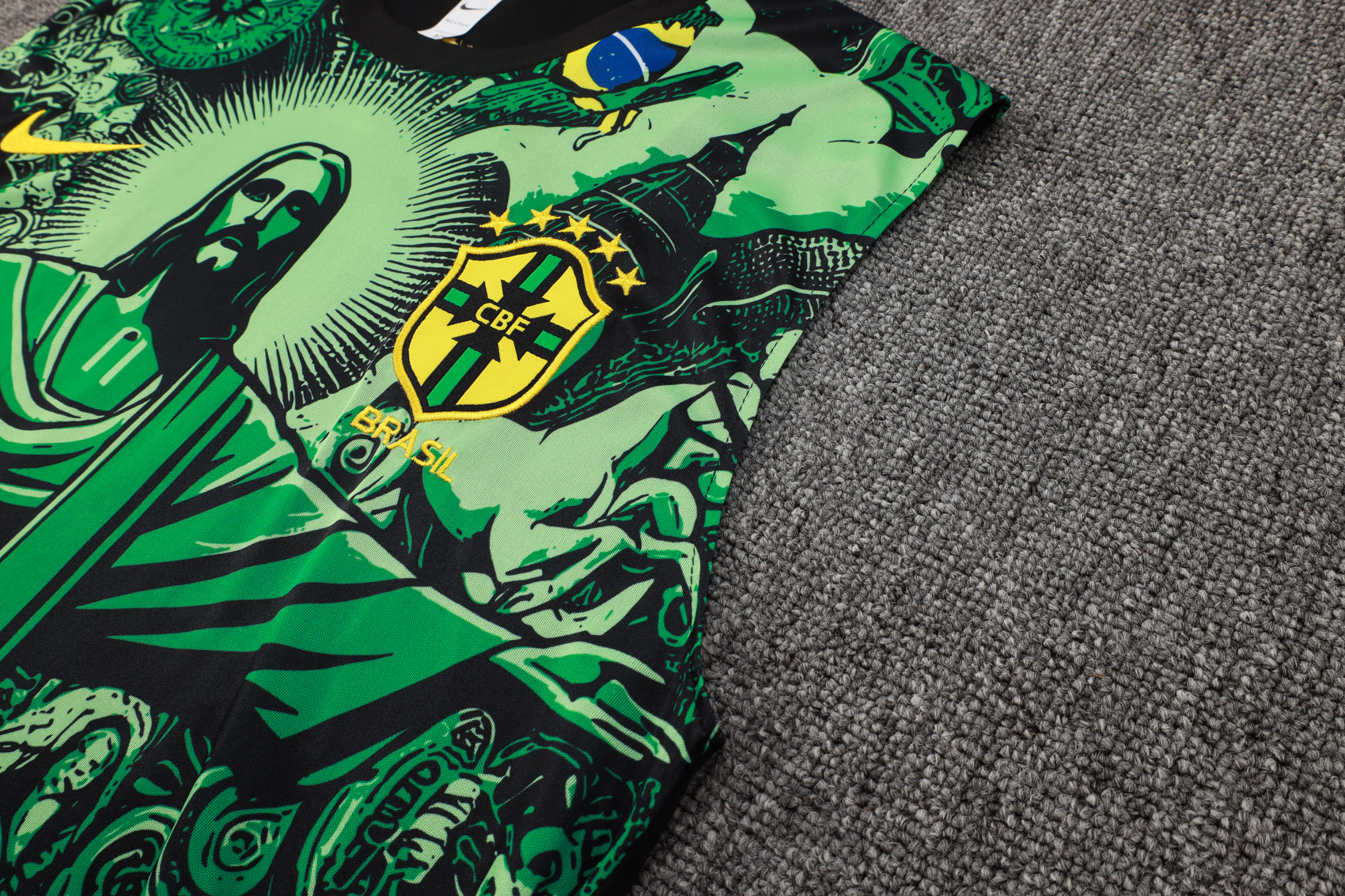 Brasil Sleevesless Training Suit Green D1229