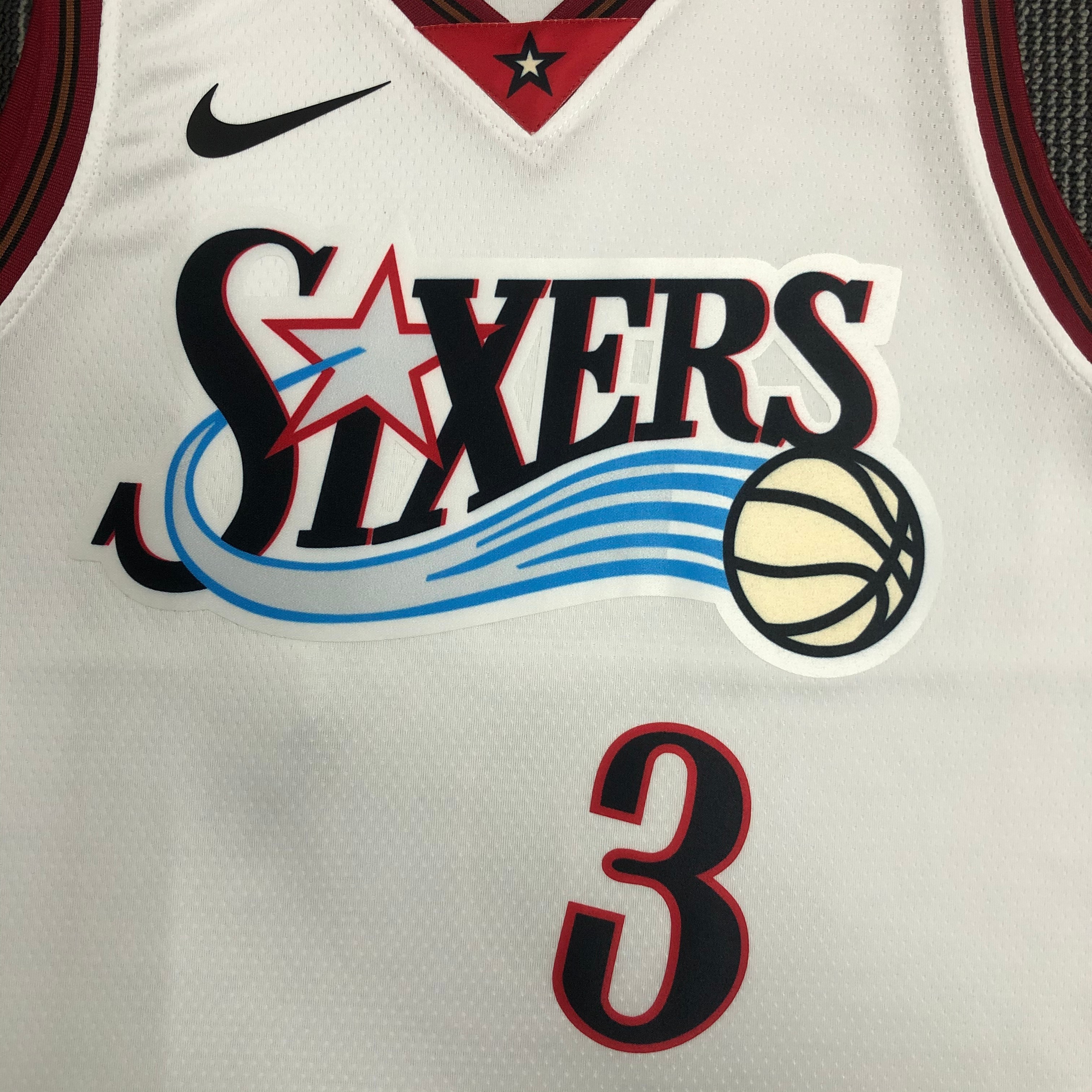 Philadelphia 76ers Retro  #3 White