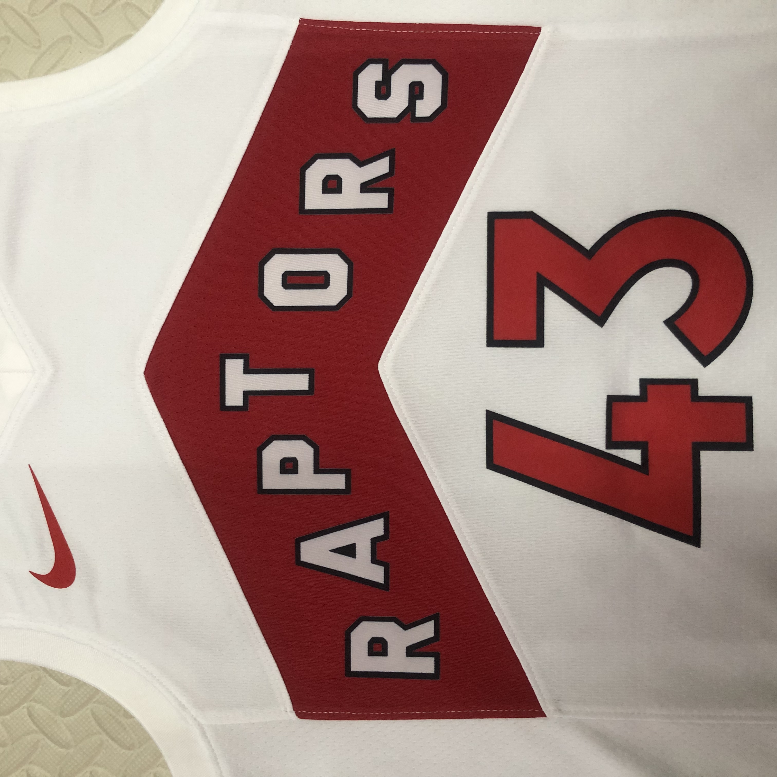 23 Season Toronto Raptors Home White  No.43 Siakam