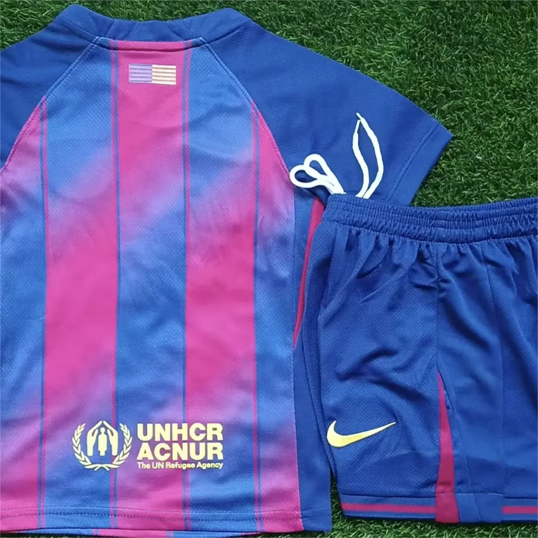 Kids Barcelona 25/26 Home Kit 16-28