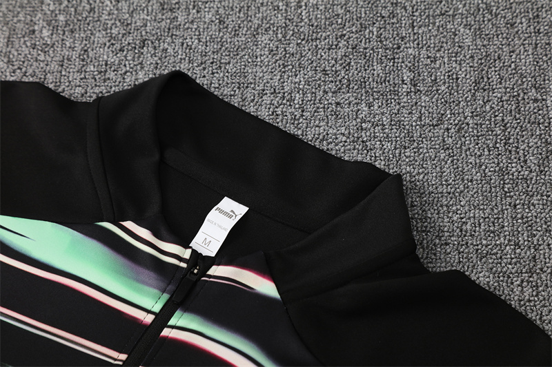 Adult/ Kids 2526 Portugal half zipper Training suit 801